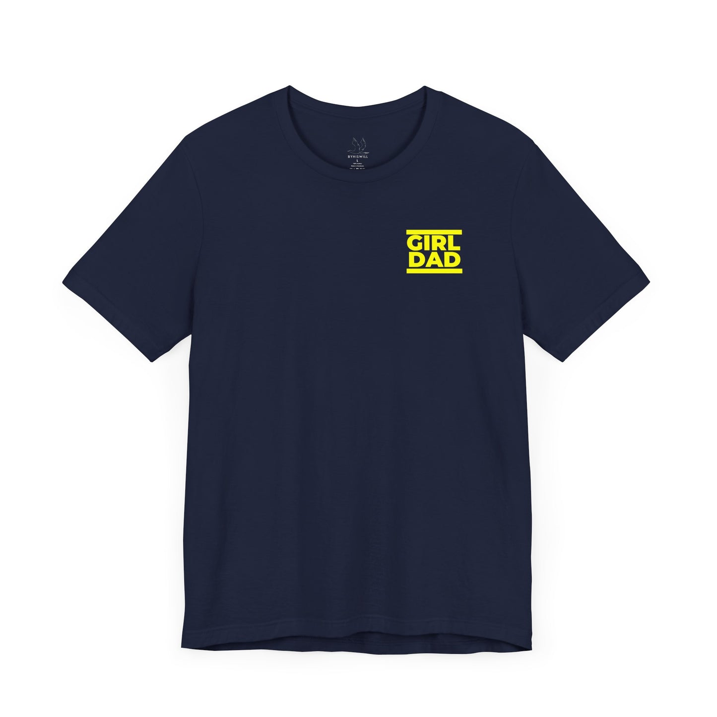 By His Will Brand | Girl Dad Yellow Logo T-shirt