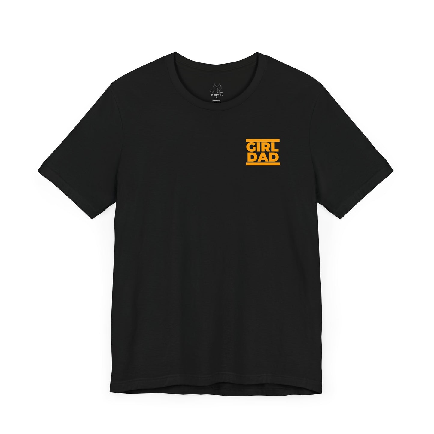 By His Will Brand | Girl Dad Orange Logo T-shirt