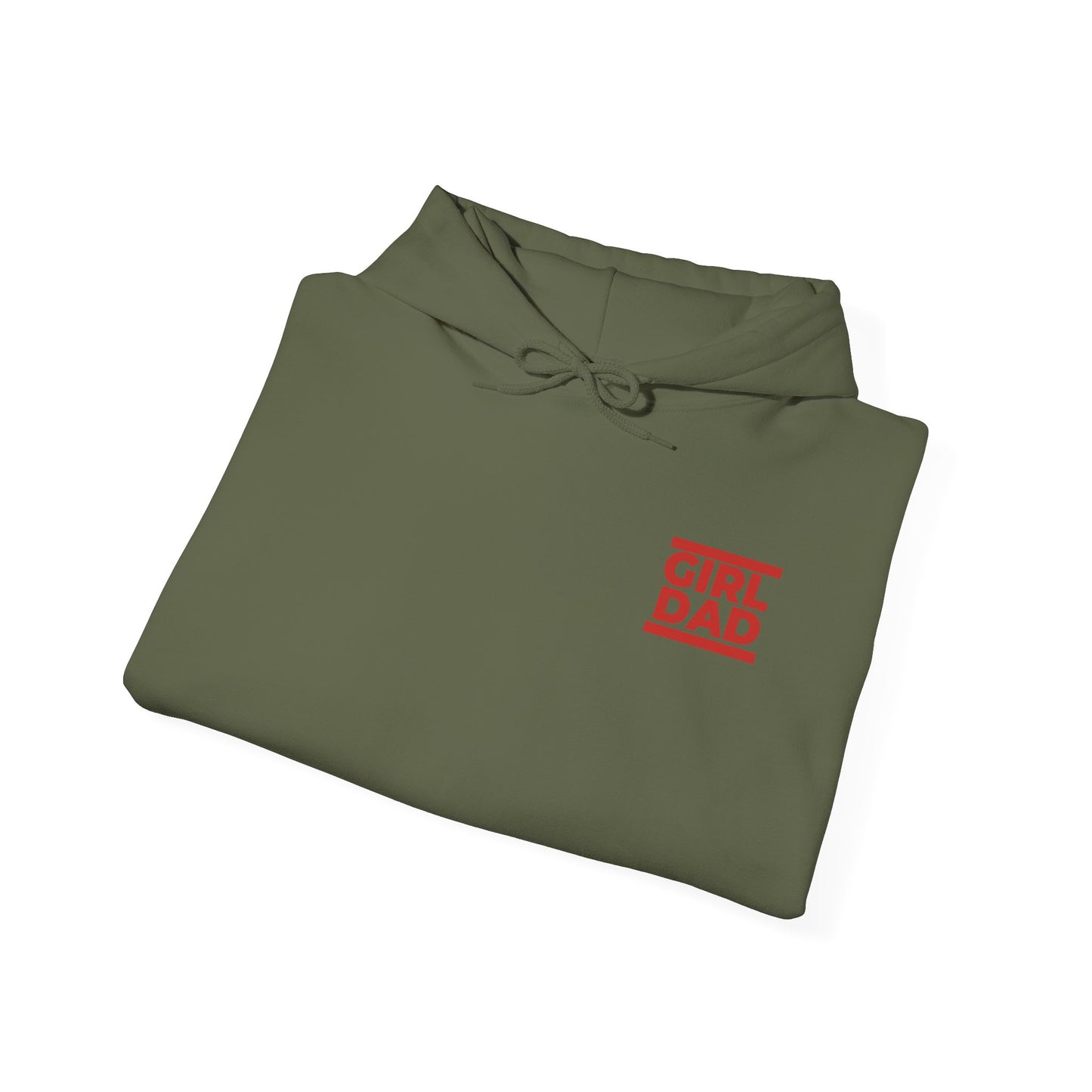 By His Will Brand | Girl Dad Red Hoodie