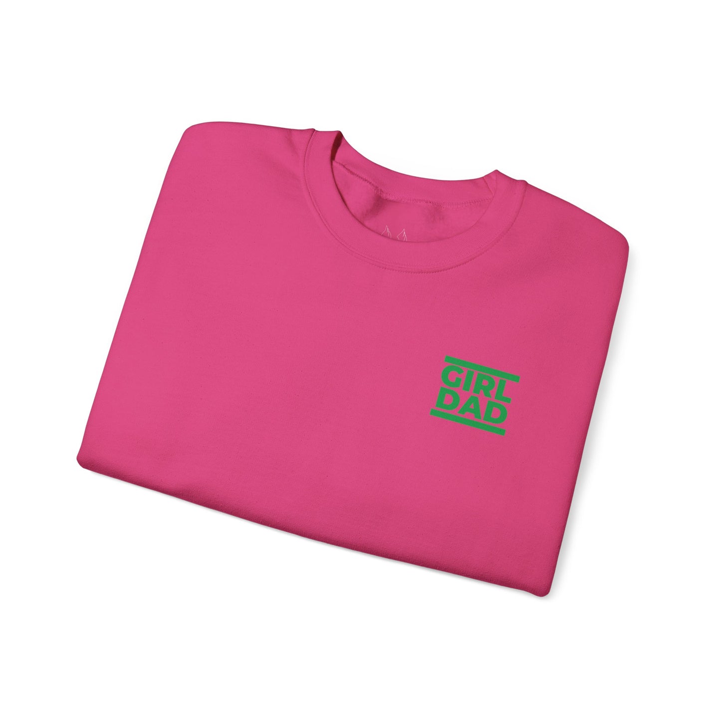By His Will Brand | Girl Dad Green Logo Sweatshirt