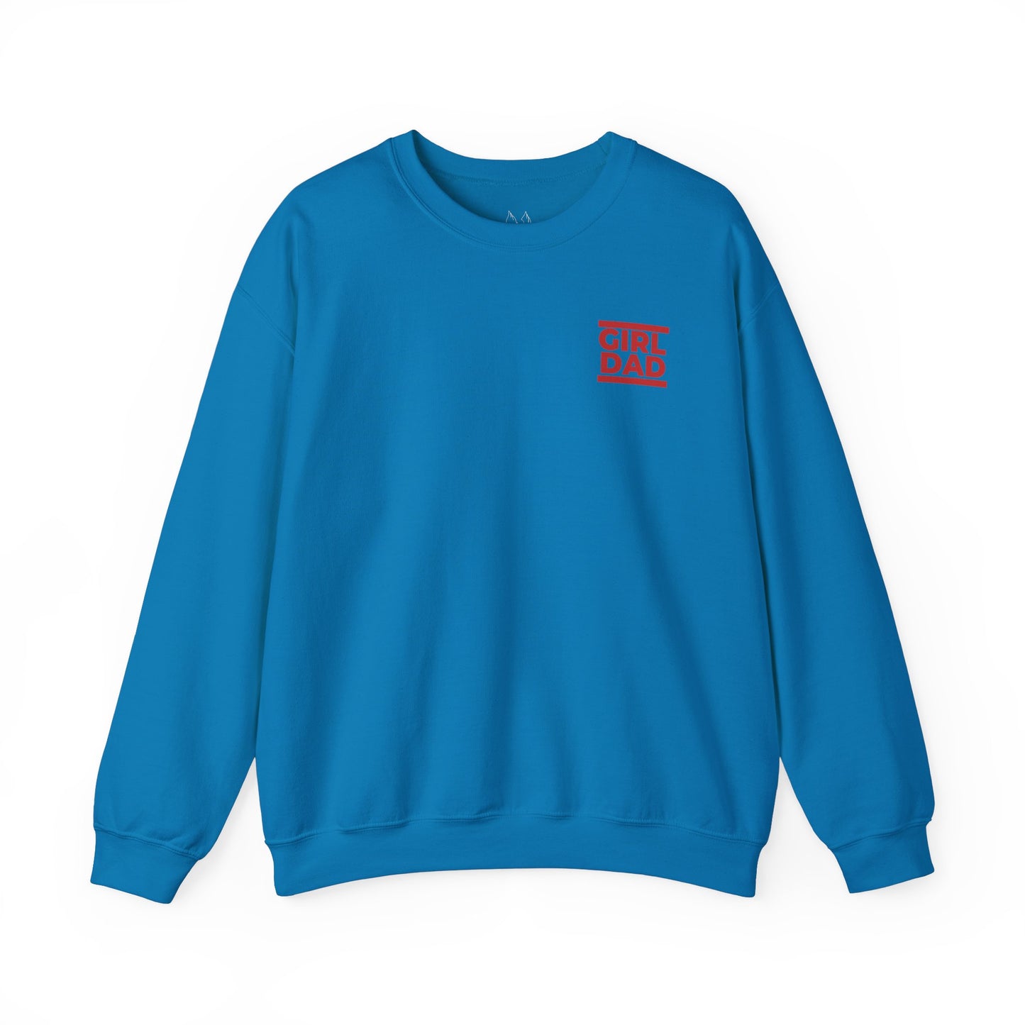 By His Will Brand | Girl Dad Red Sweatshirt