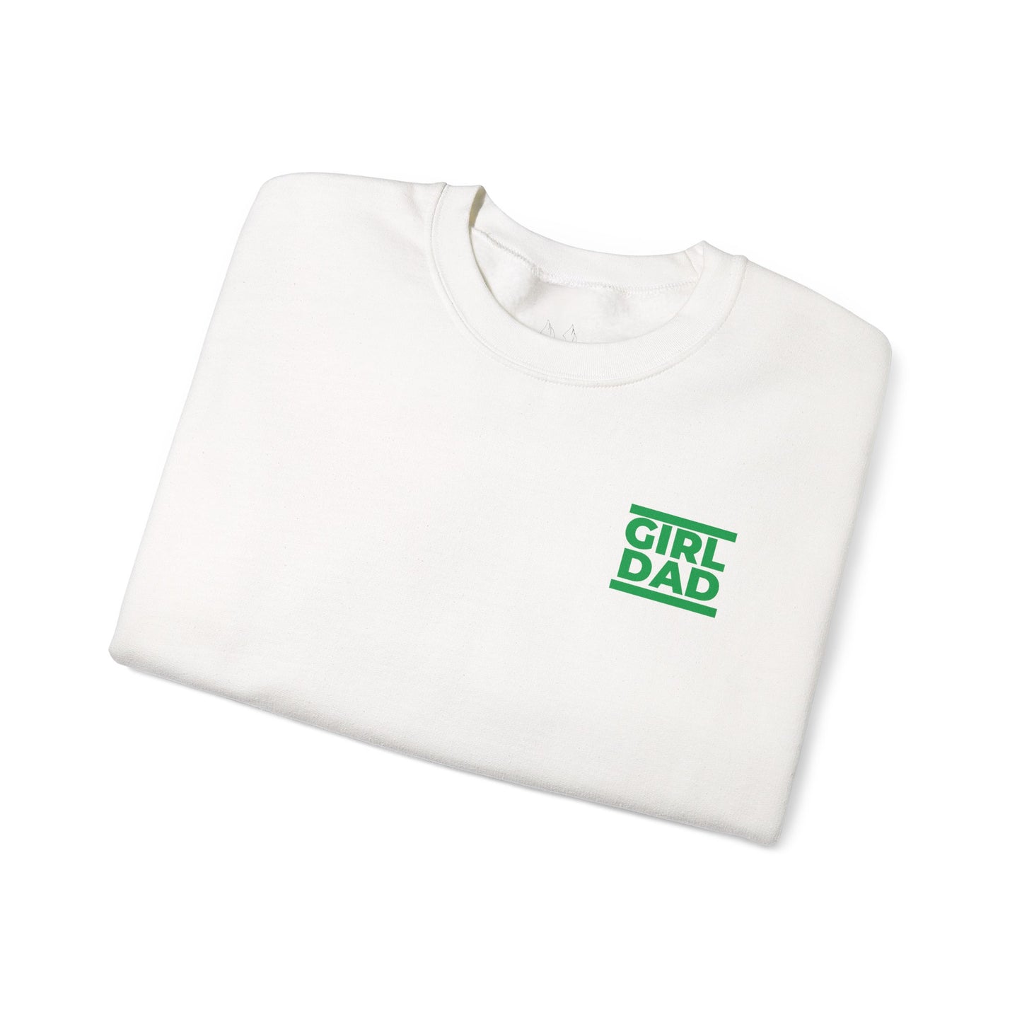 By His Will Brand | Girl Dad Green Logo Sweatshirt