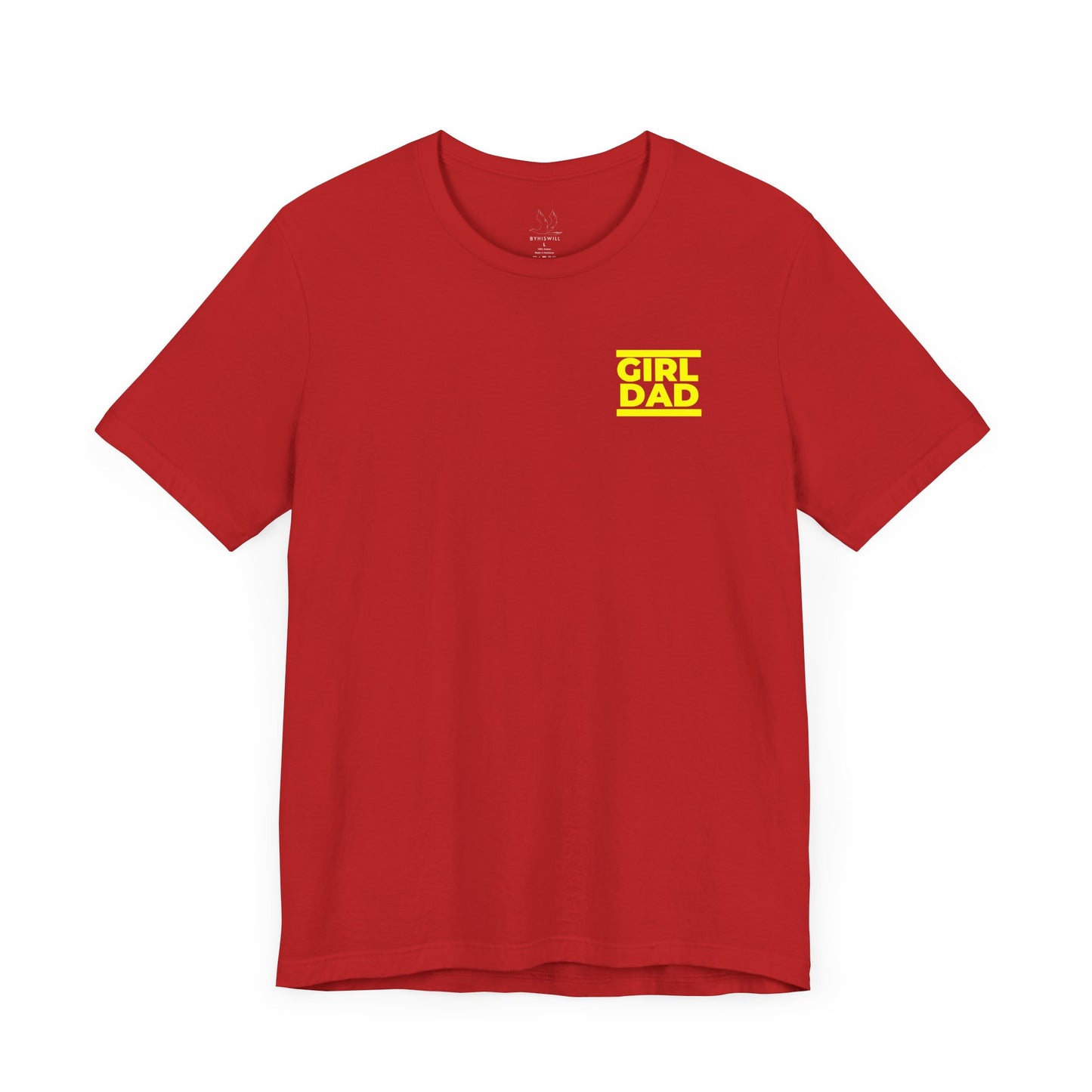 By His Will Brand | Girl Dad Yellow Logo T-shirt