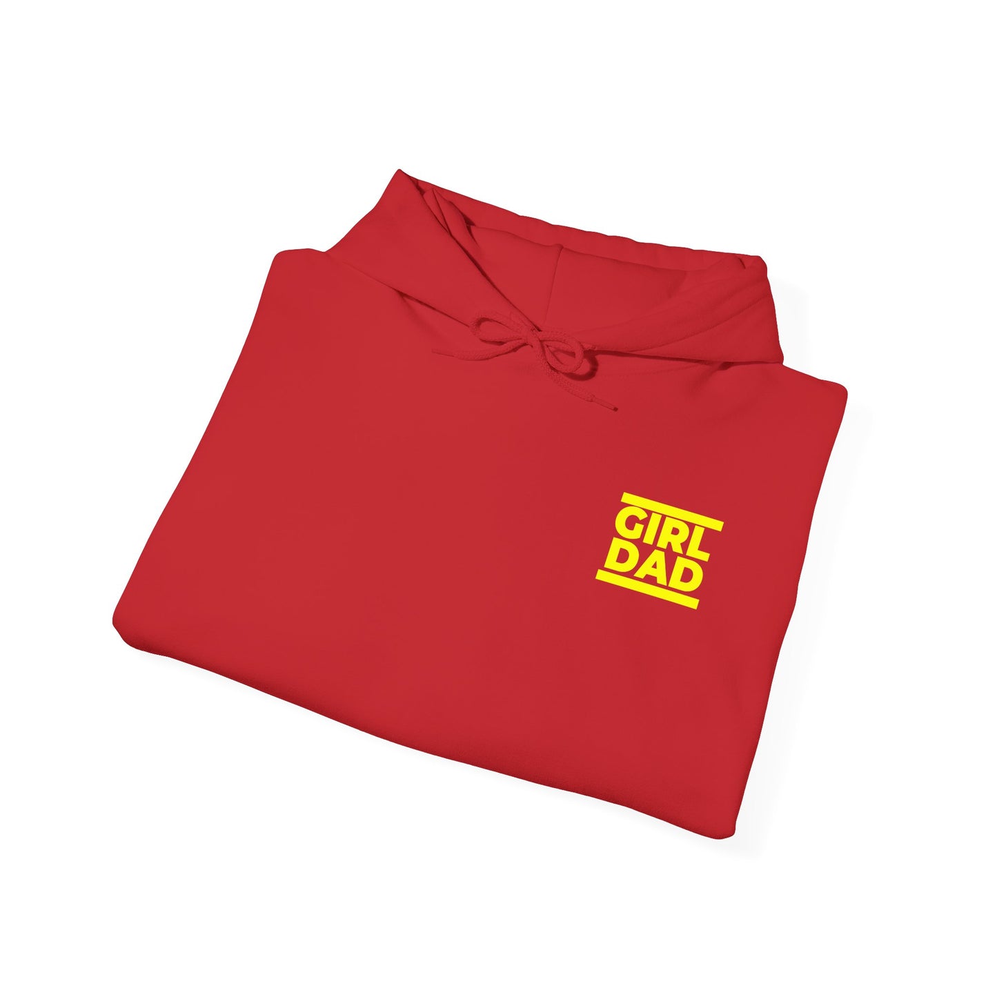 By His Will Brand | Girl Dad Yellow Logo Hoody