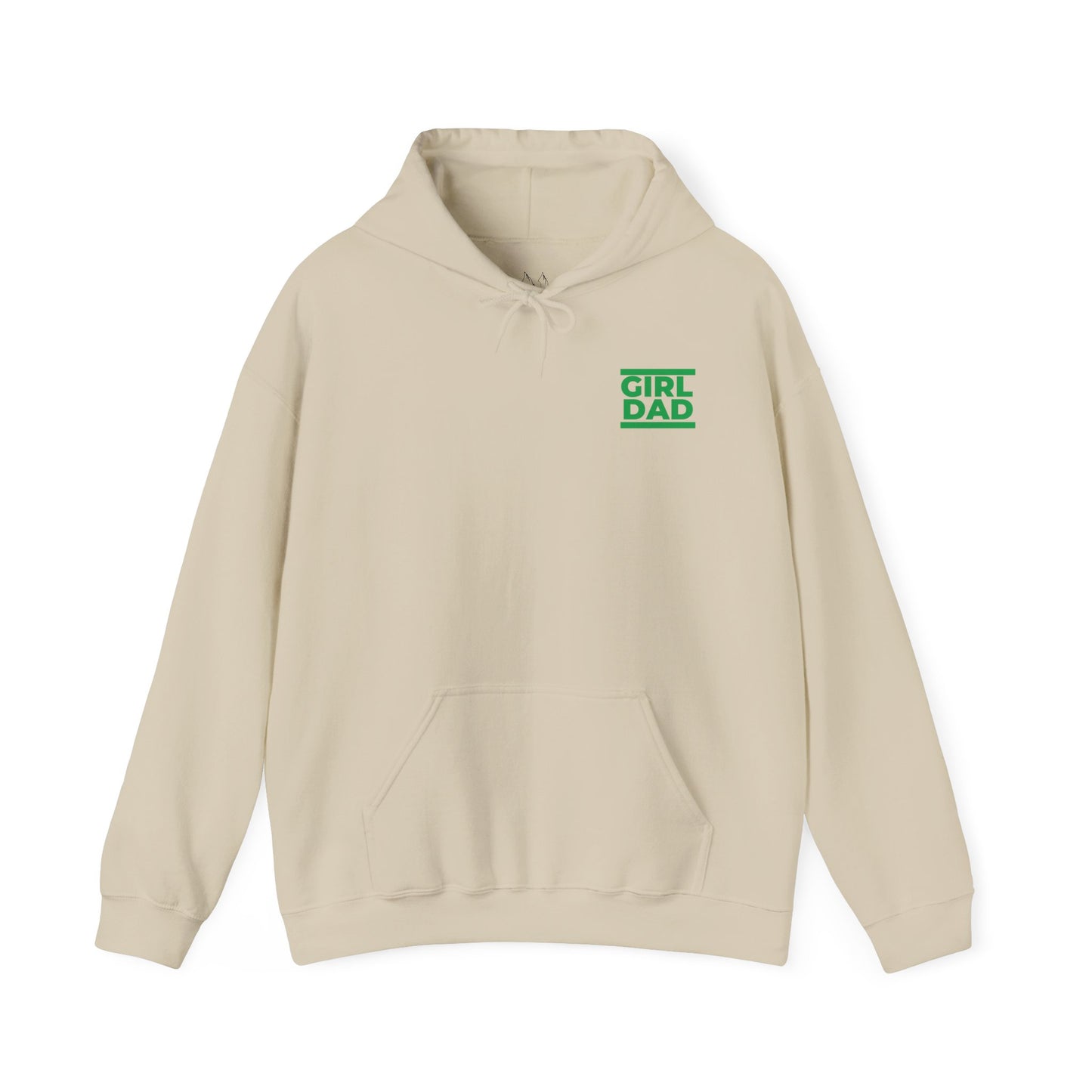 By His Will Brand | Girl Dad Green Logo Hoody