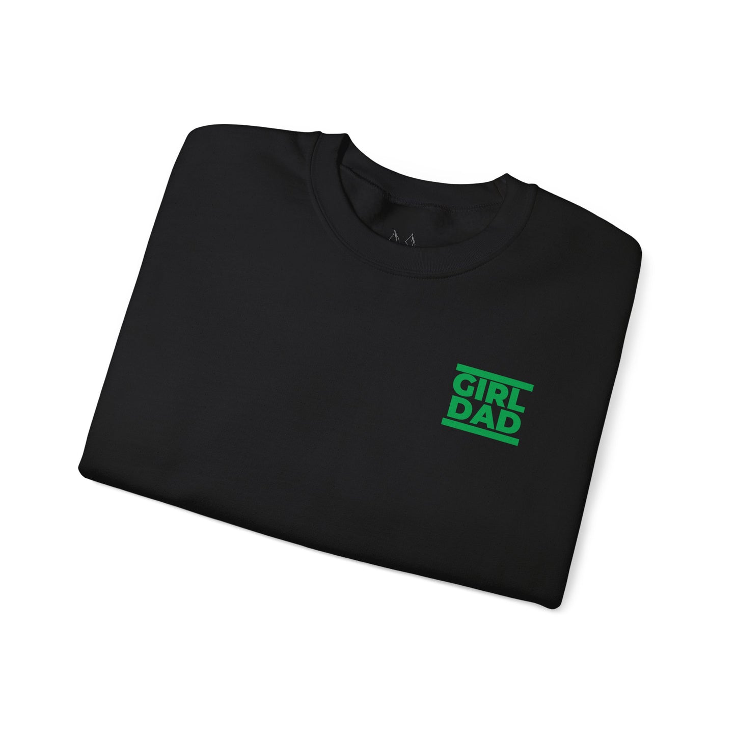 By His Will Brand | Girl Dad Green Logo Sweatshirt