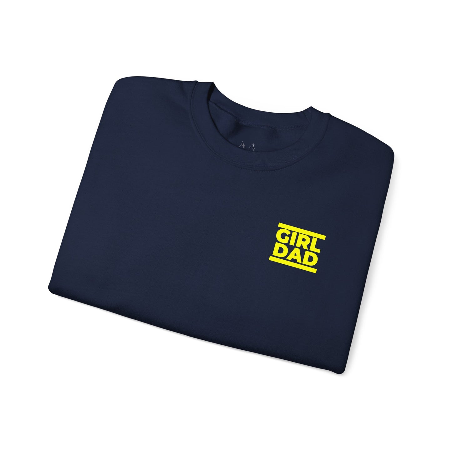 By His Will Brand | Girl Dad Yellow Logo Sweatshirt