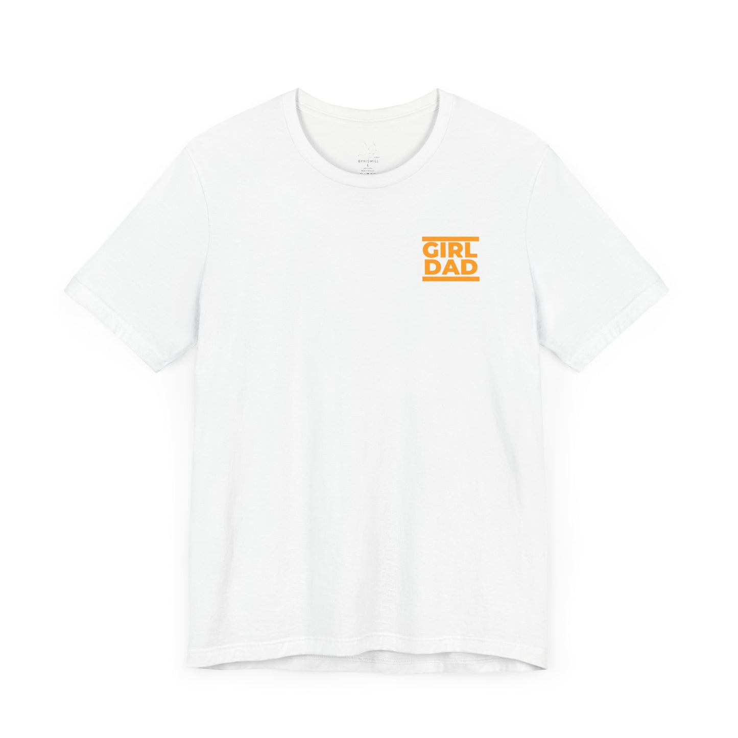 By His Will Brand | Girl Dad Orange Logo T-shirt