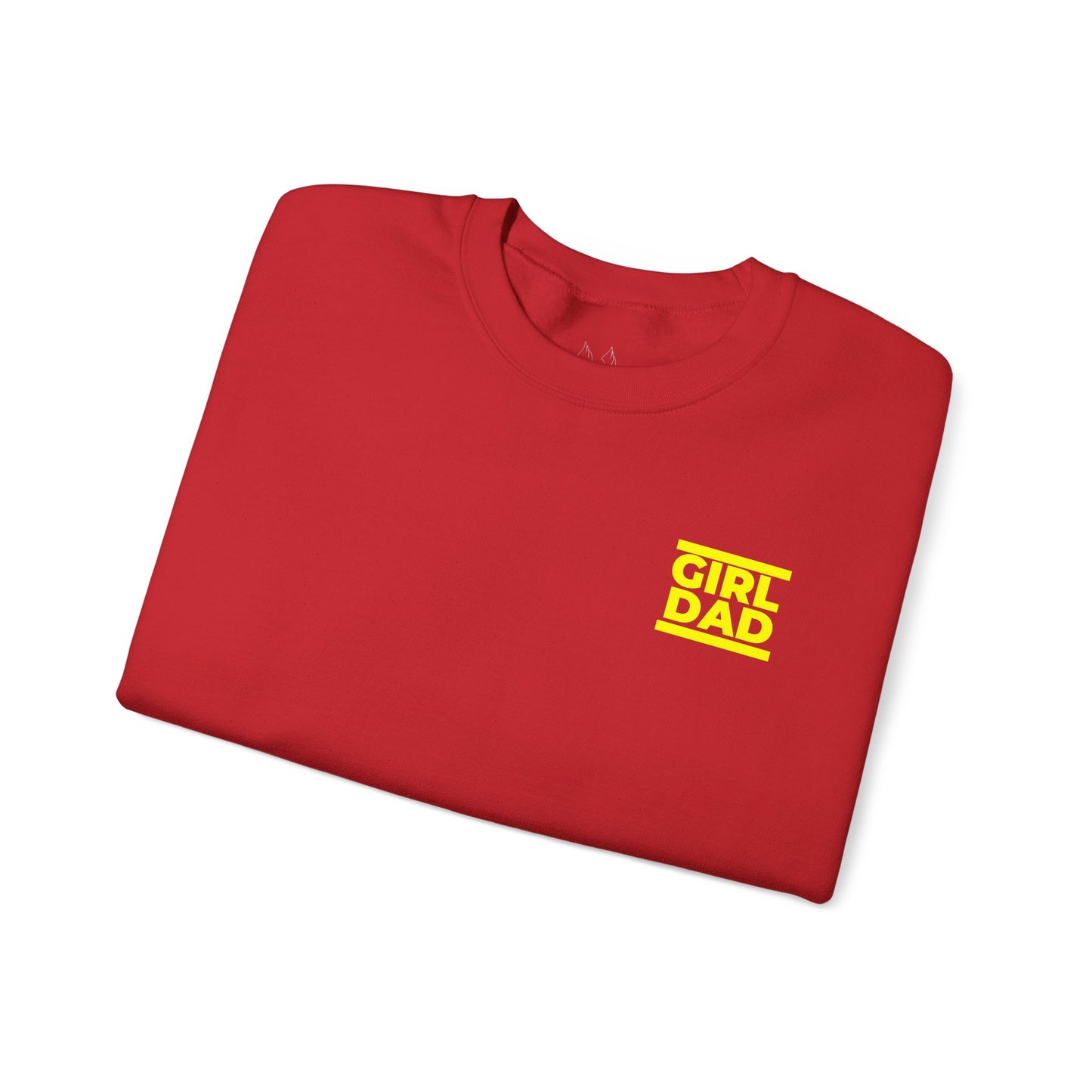 By His Will Brand | Girl Dad Yellow Logo Sweatshirt
