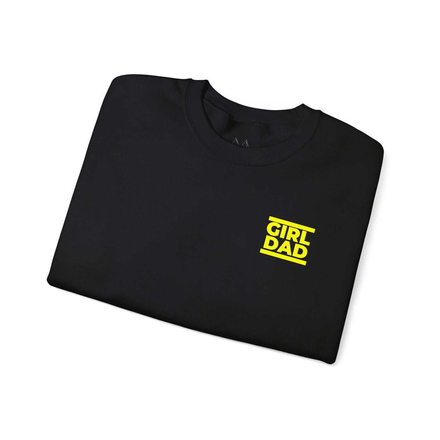 By His Will Brand | Girl Dad Yellow Logo Sweatshirt