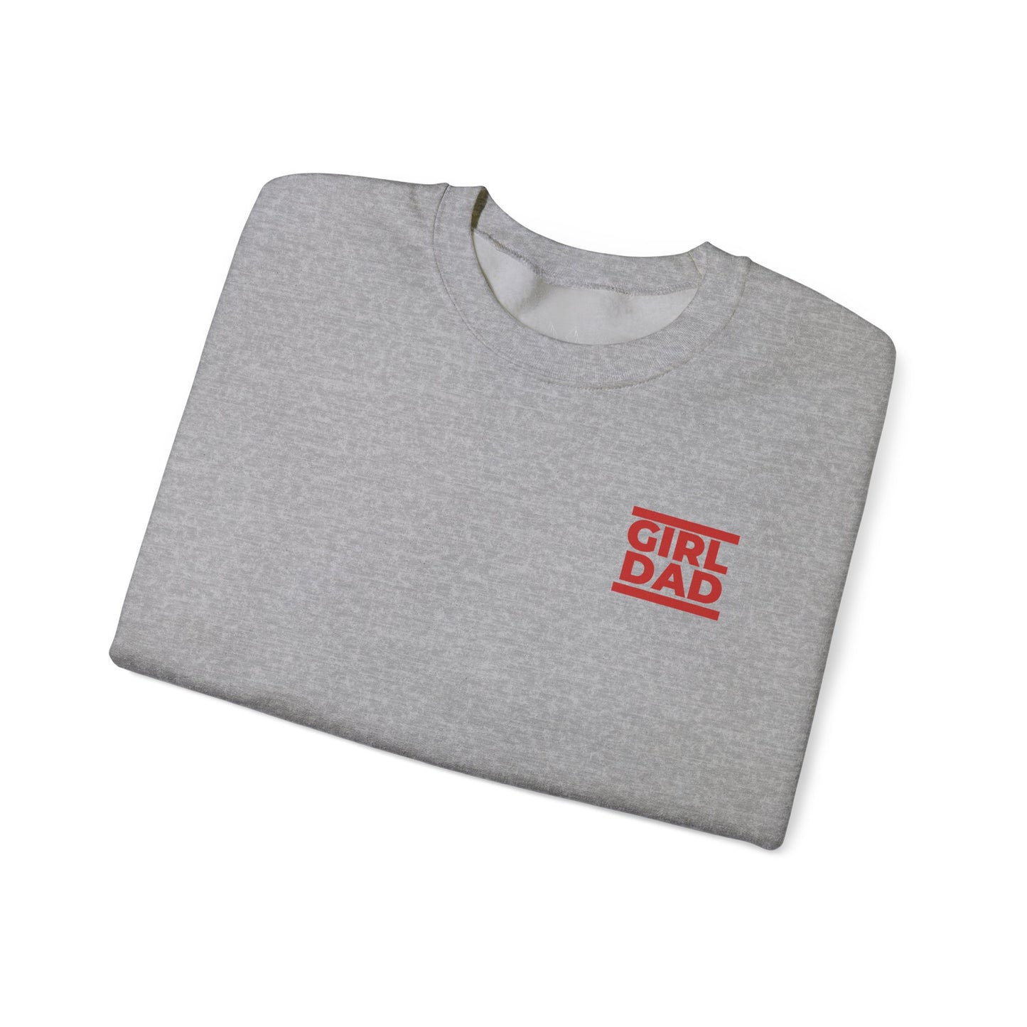 By His Will Brand | Girl Dad Red Sweatshirt