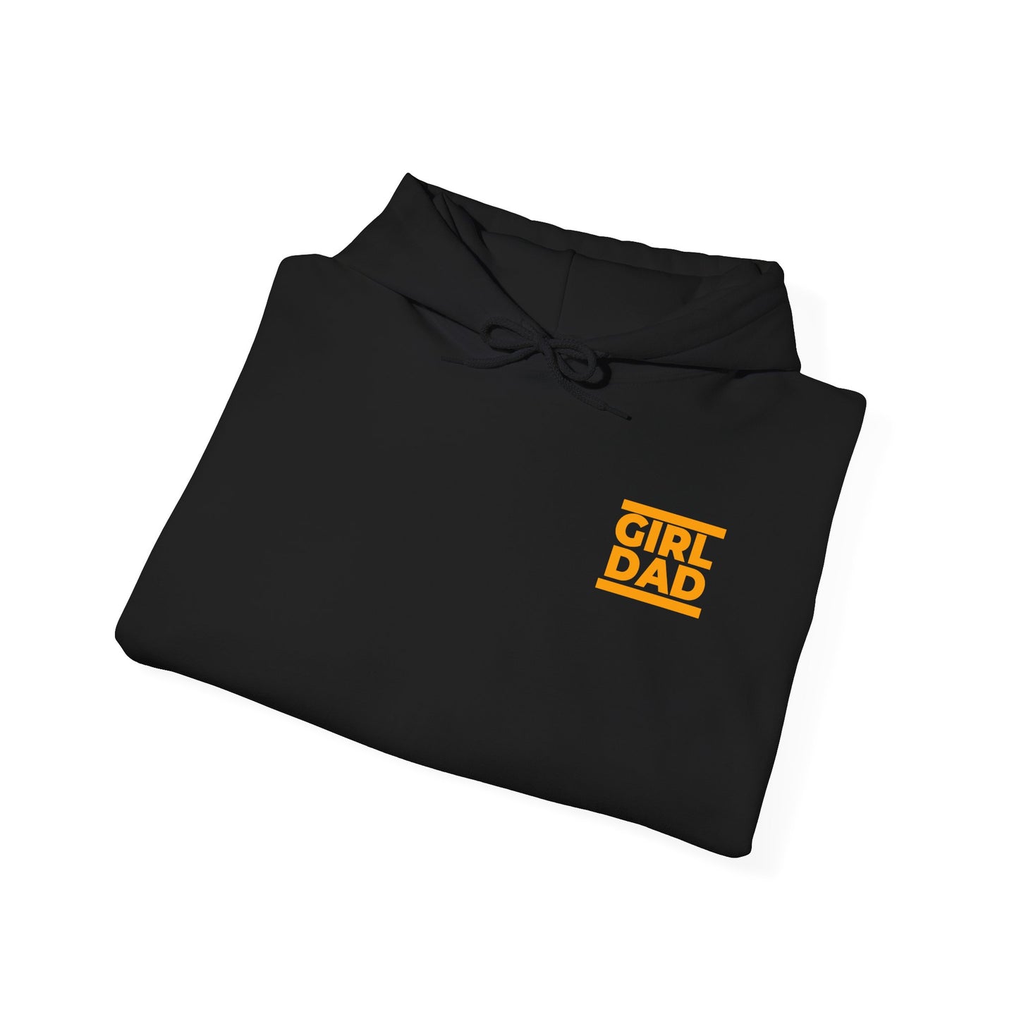 By His Will Brand | Girl Dad Orange Logo Hoodie