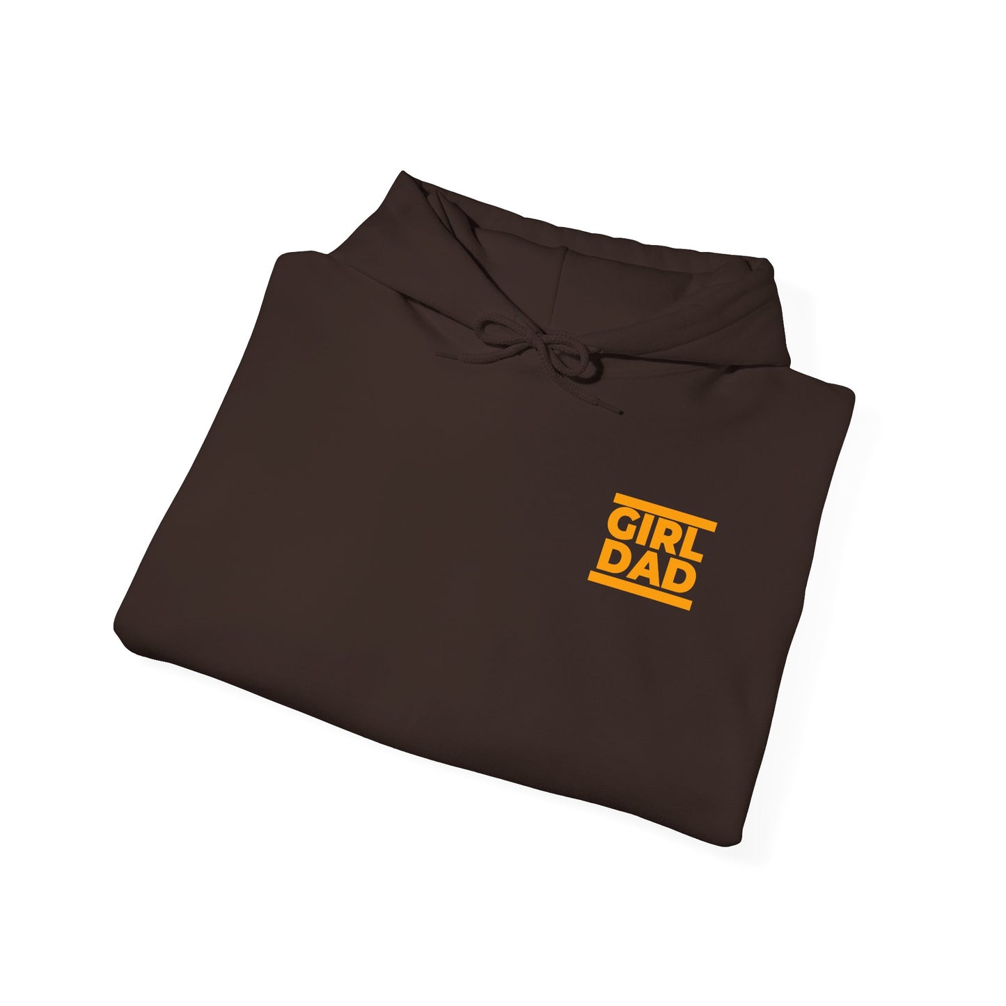 By His Will Brand | Girl Dad Orange Logo Hoodie
