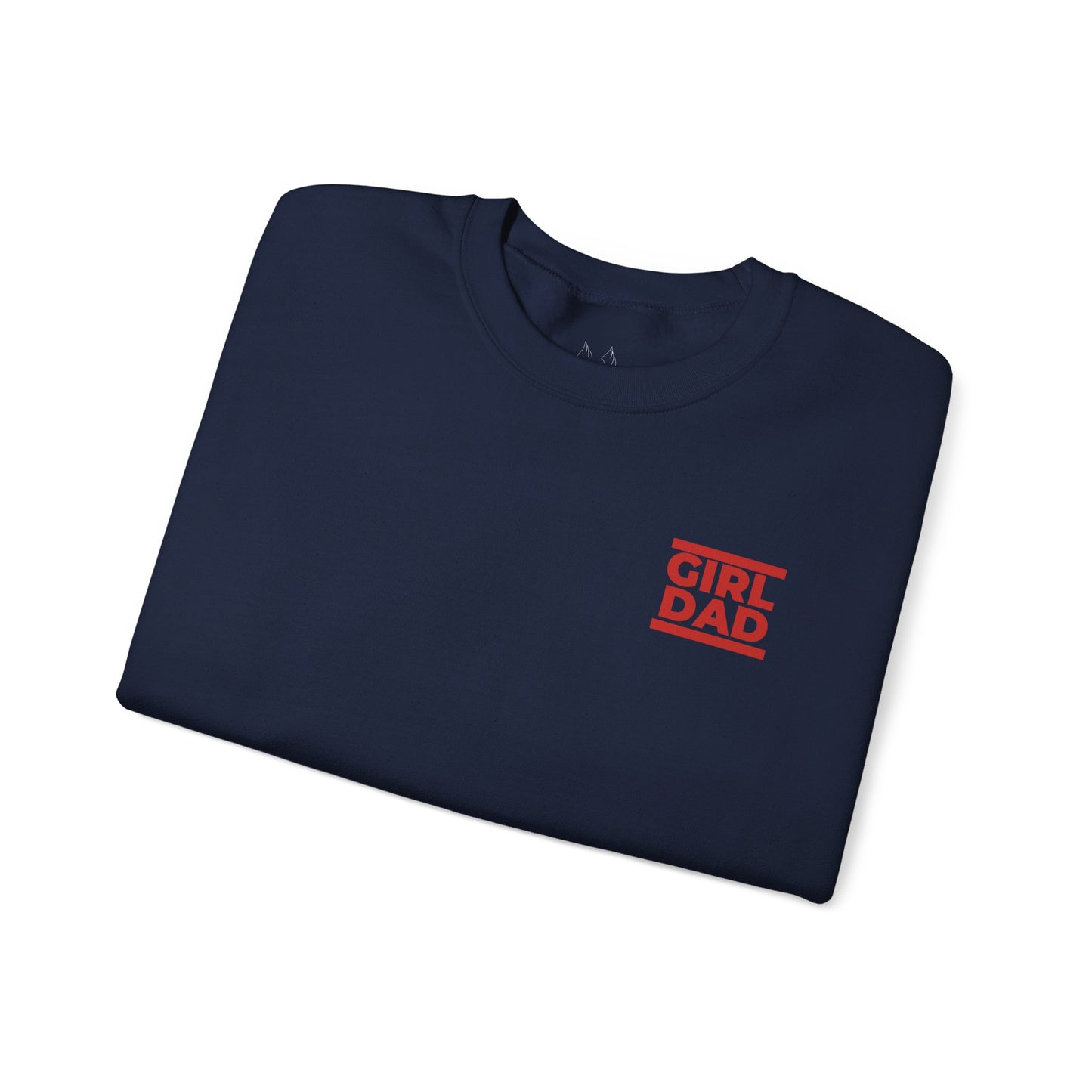 By His Will Brand | Girl Dad Red Sweatshirt