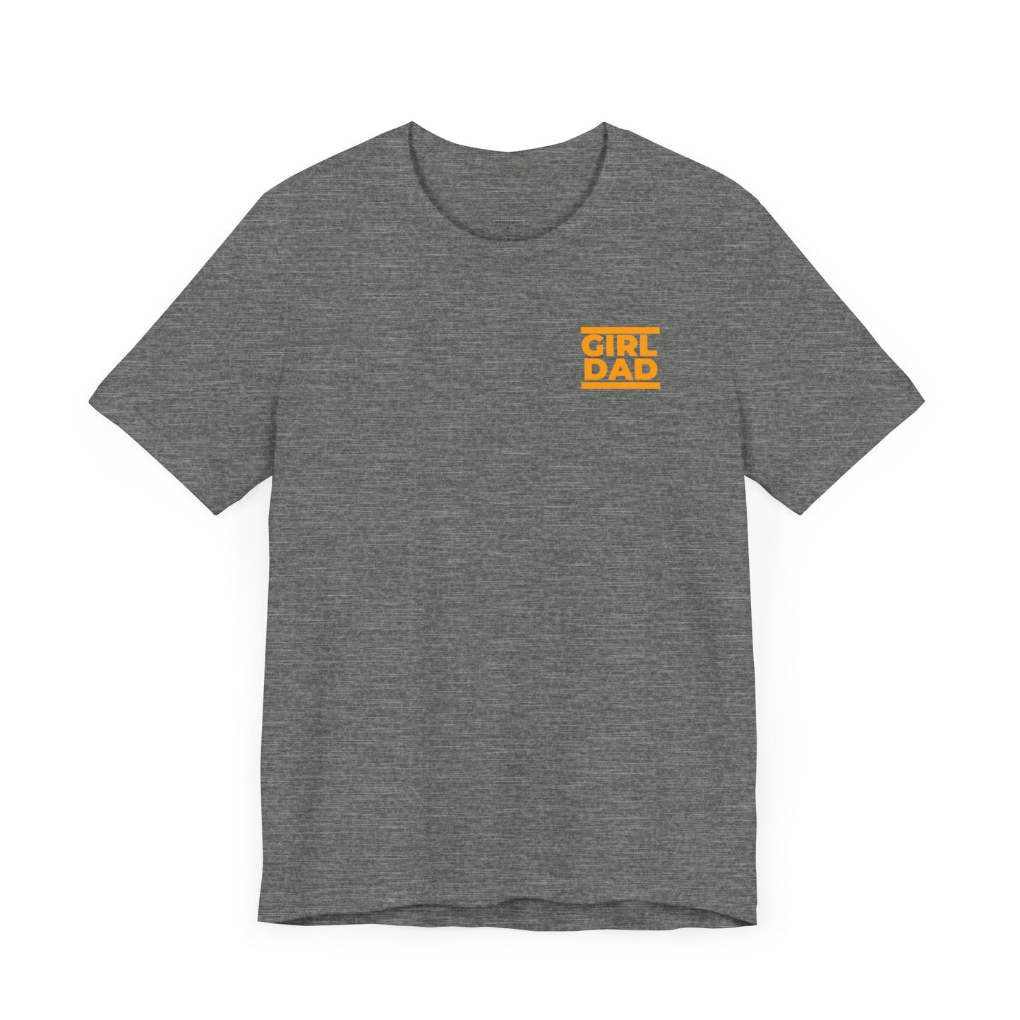 By His Will Brand | Girl Dad Orange Logo T-shirt
