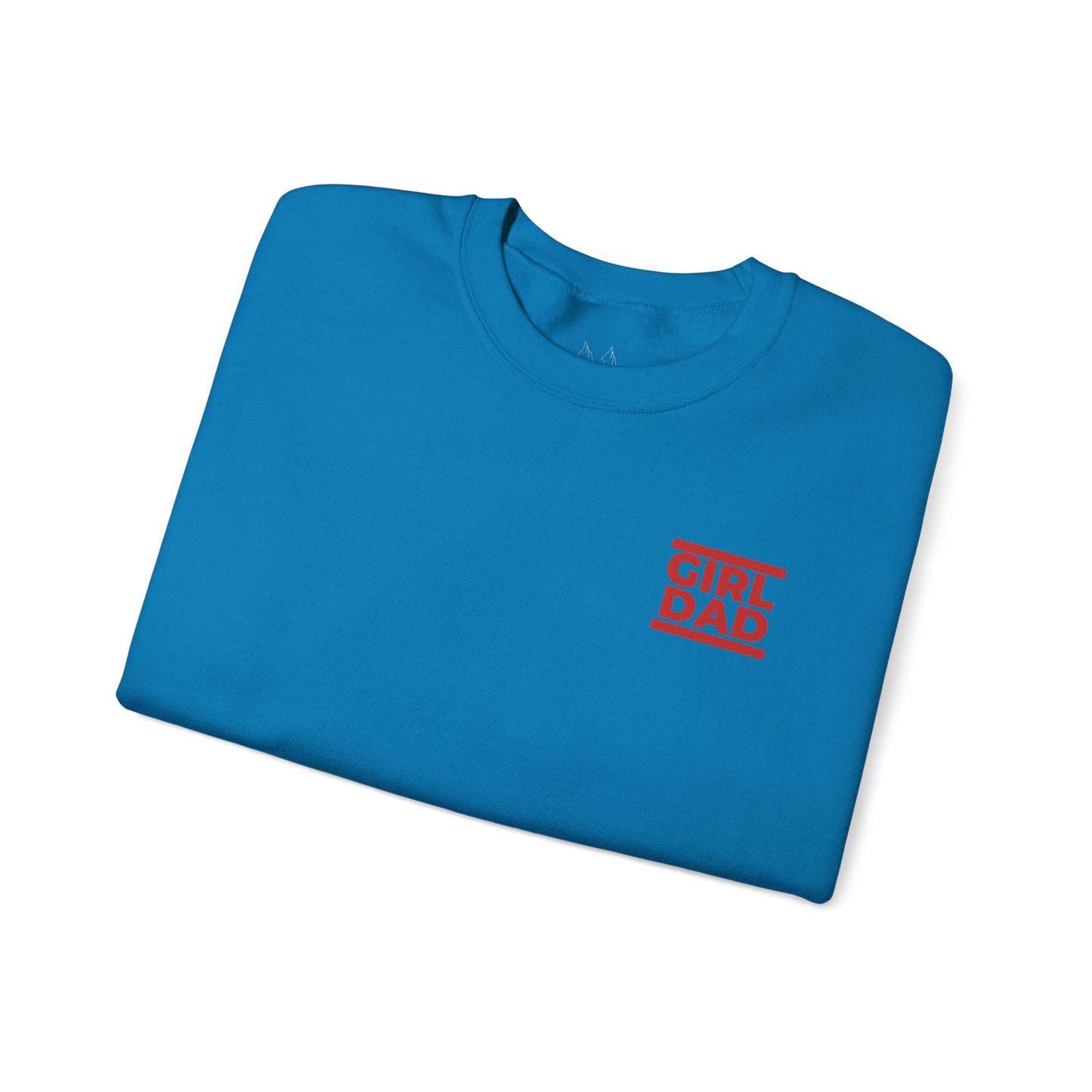 By His Will Brand | Girl Dad Red Sweatshirt