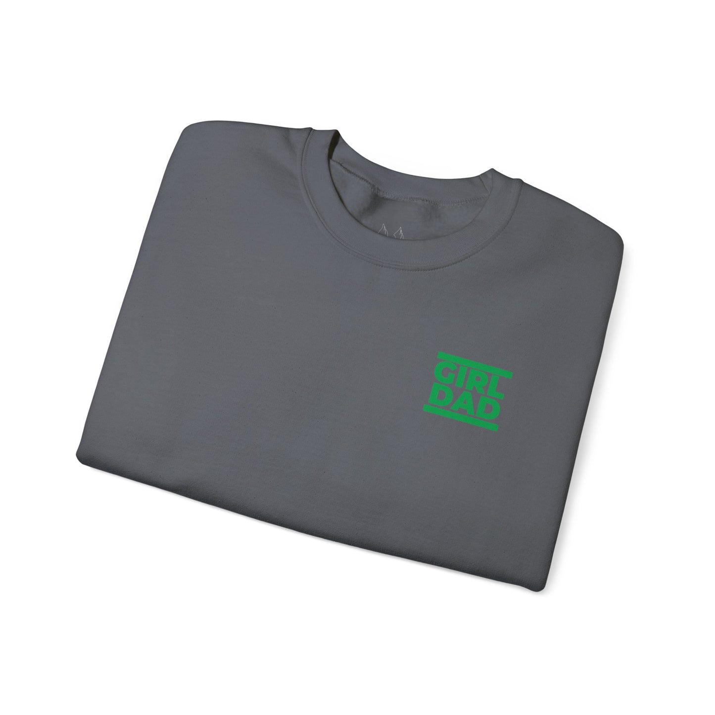 By His Will Brand | Girl Dad Green Logo Sweatshirt