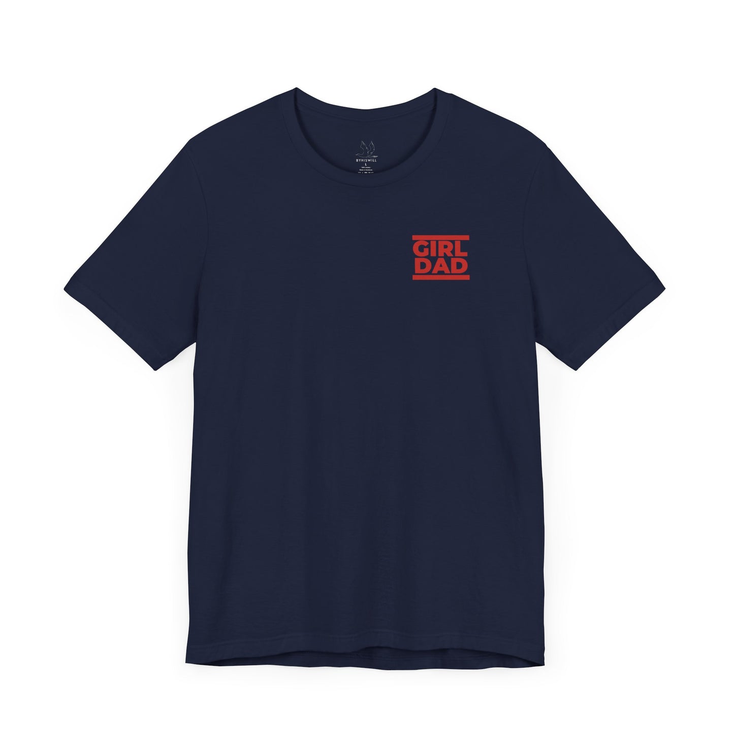 By His Will Brand | Girl Dad Red T-shirt