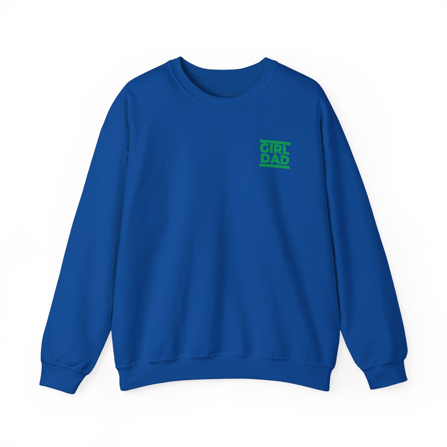 By His Will Brand | Girl Dad Green Logo Sweatshirt