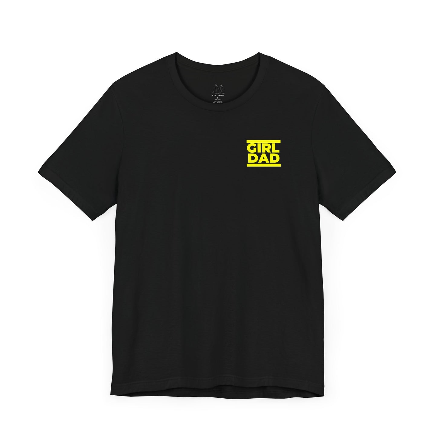 By His Will Brand | Girl Dad Yellow Logo T-shirt