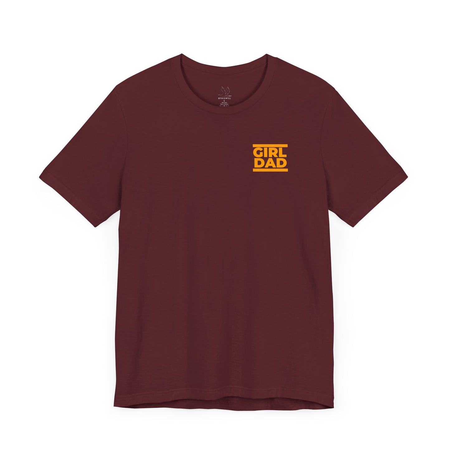 By His Will Brand | Girl Dad Orange Logo T-shirt