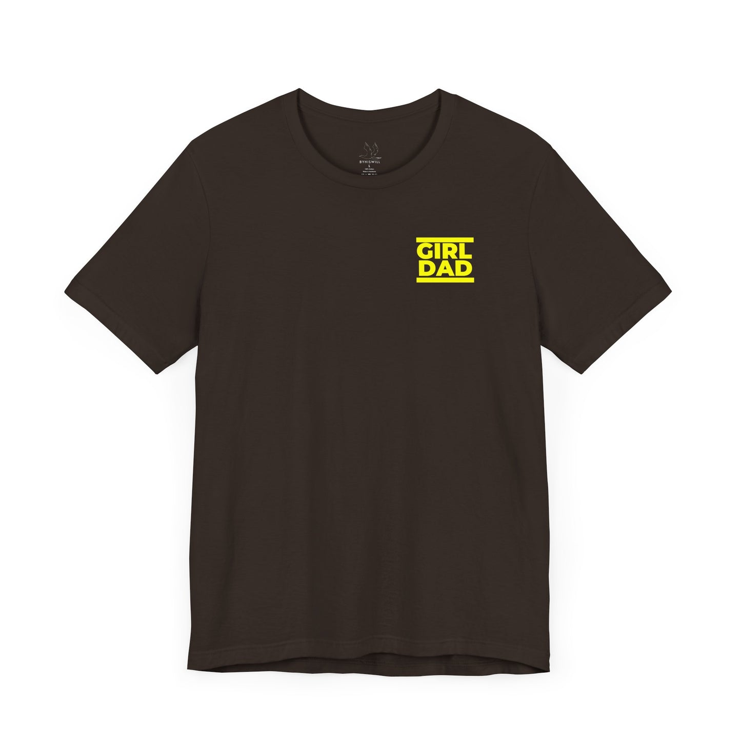 By His Will Brand | Girl Dad Yellow Logo T-shirt