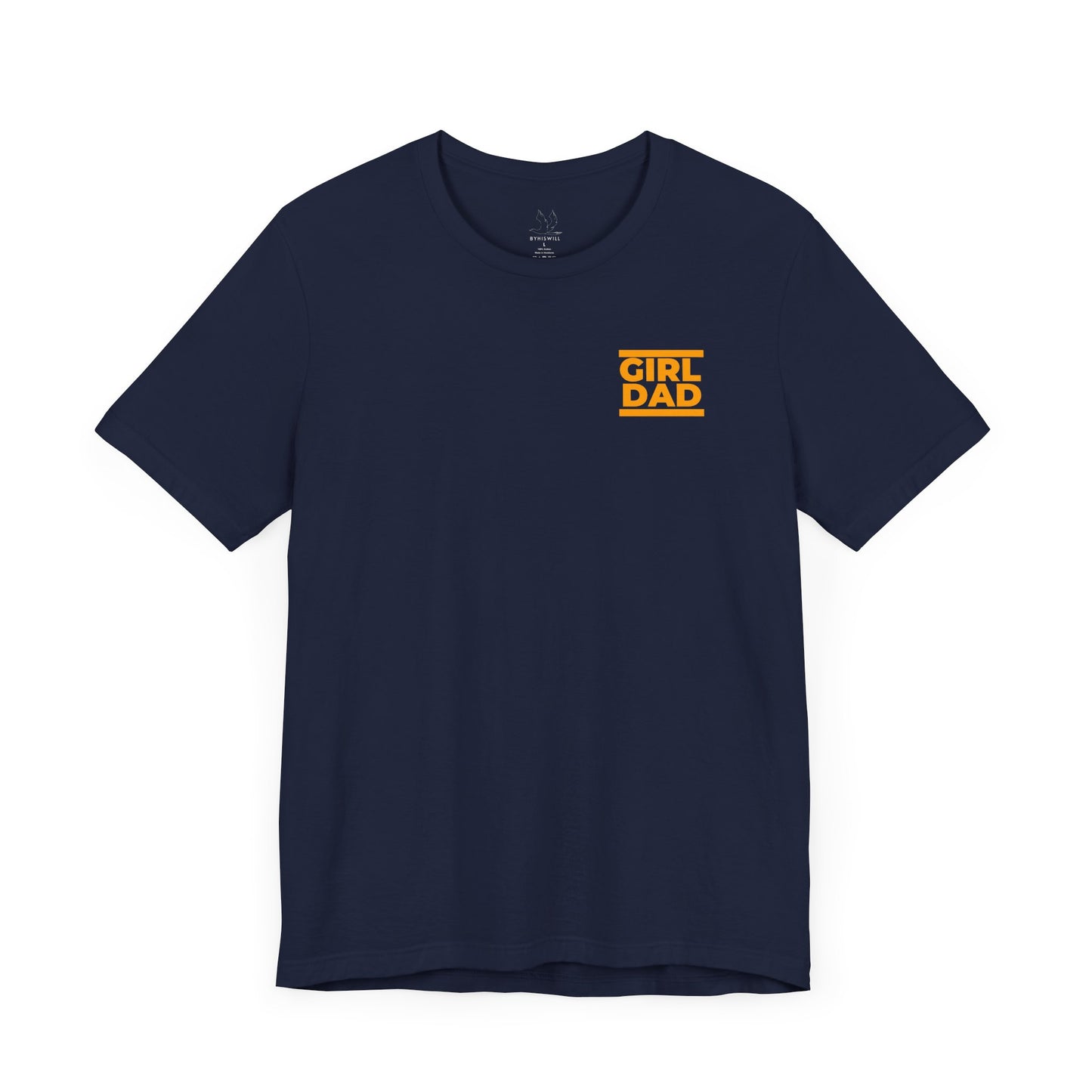 By His Will Brand | Girl Dad Orange Logo T-shirt