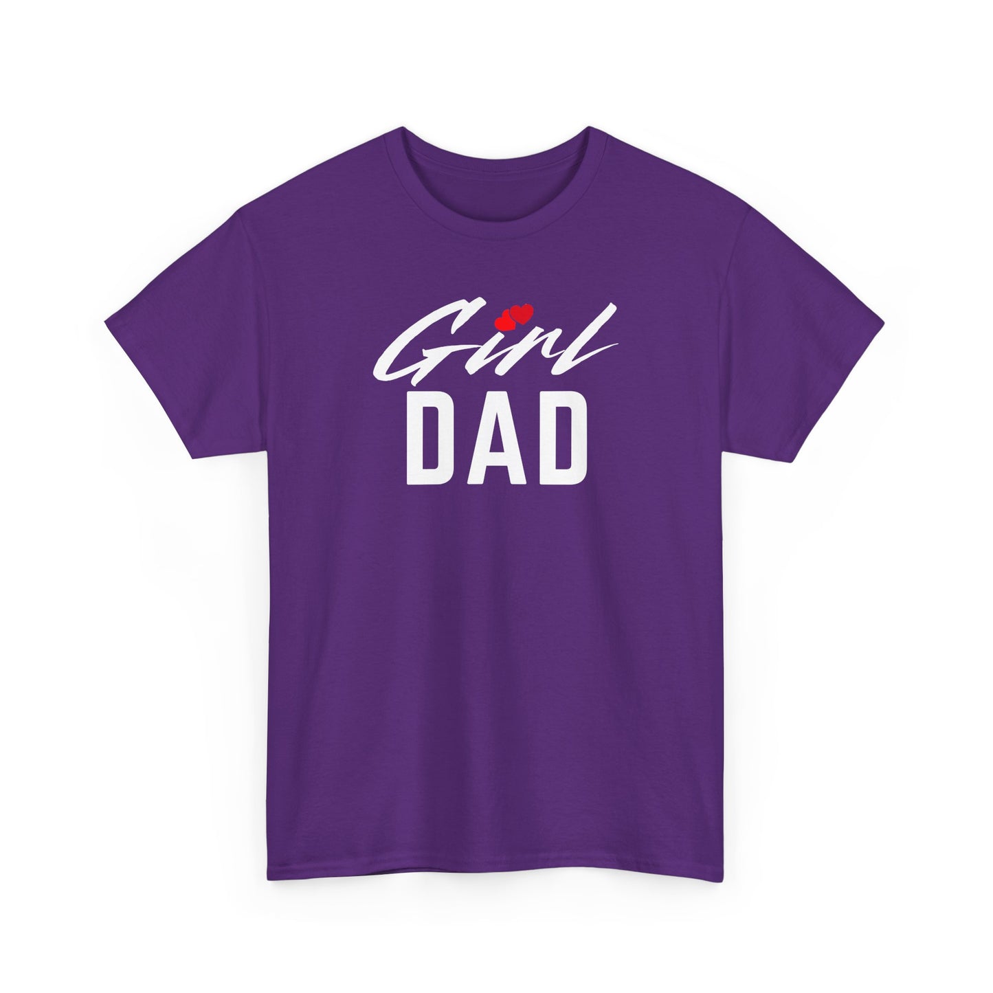 By His Will Brand | Girl Dad 2-Hearts T-shirt