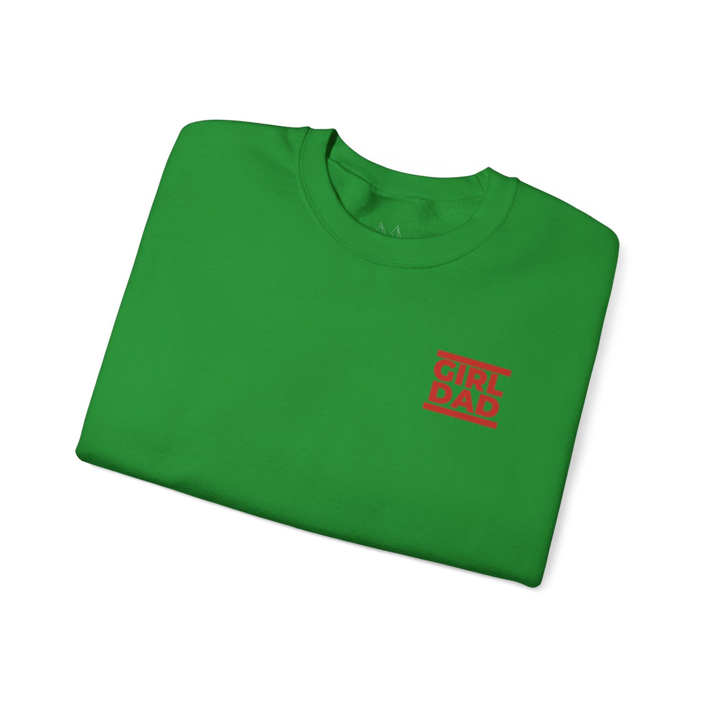 By His Will Brand | Girl Dad Red Sweatshirt