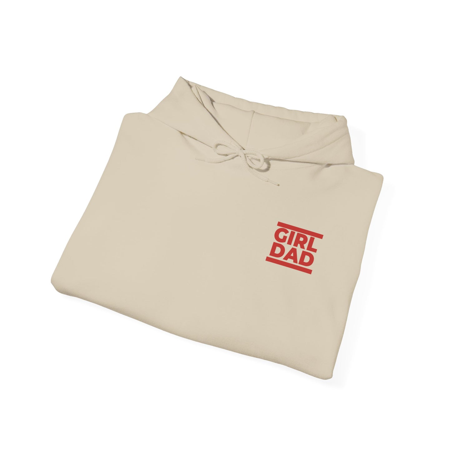 By His Will Brand | Girl Dad Red Hoodie