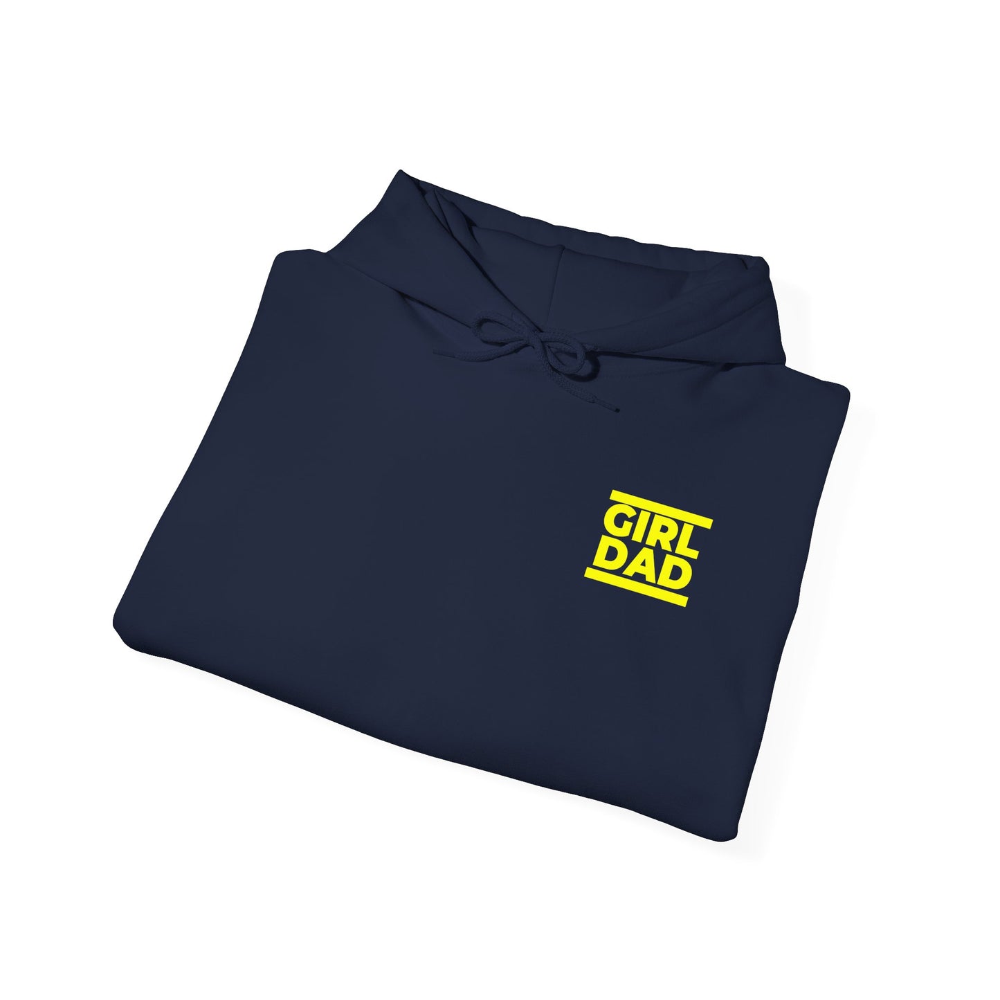 By His Will Brand | Girl Dad Yellow Logo Hoody
