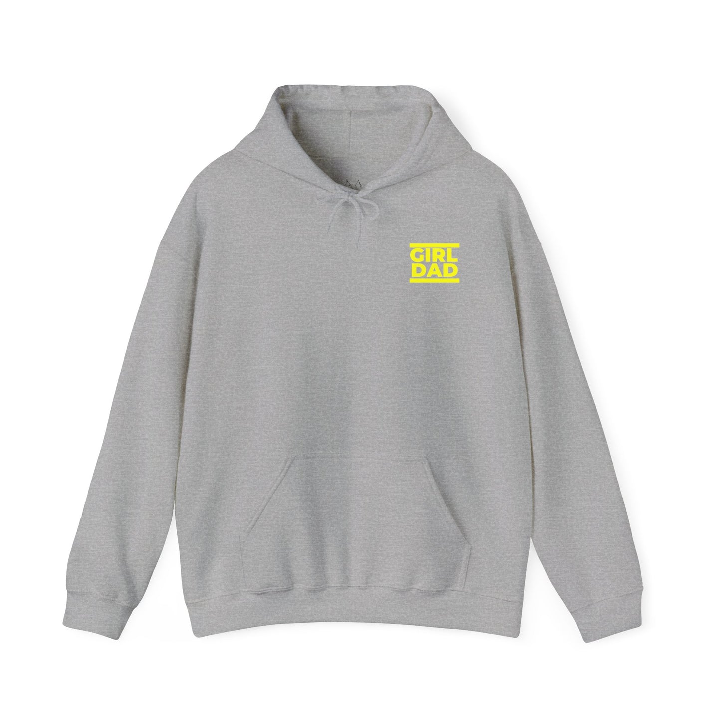 By His Will Brand | Girl Dad Yellow Logo Hoody