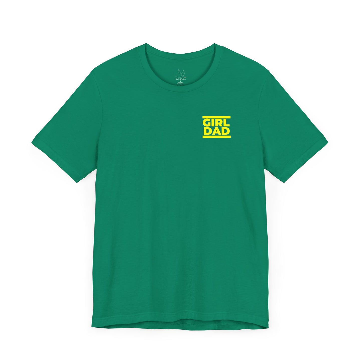 By His Will Brand | Girl Dad Yellow Logo T-shirt