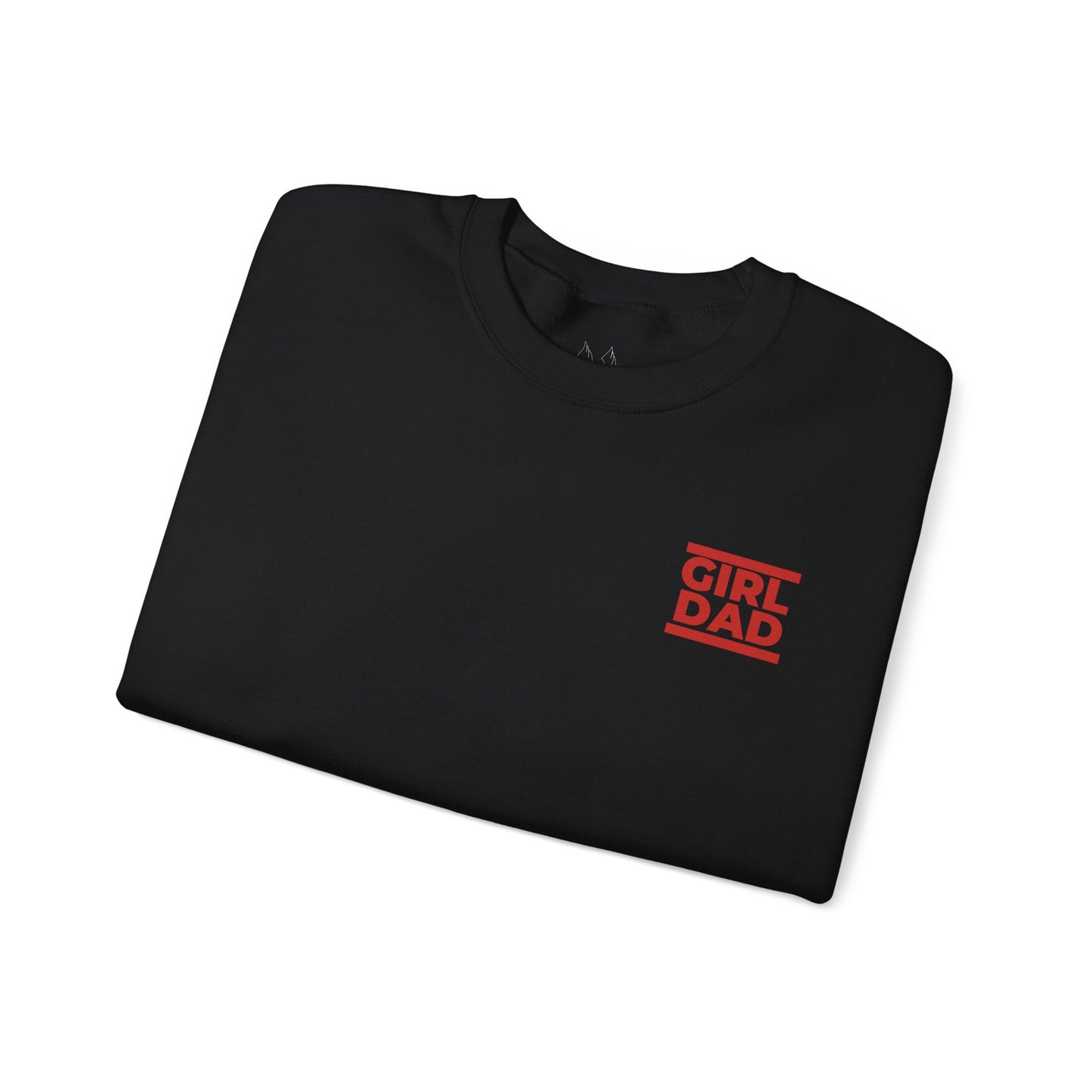 By His Will Brand | Girl Dad Red Sweatshirt