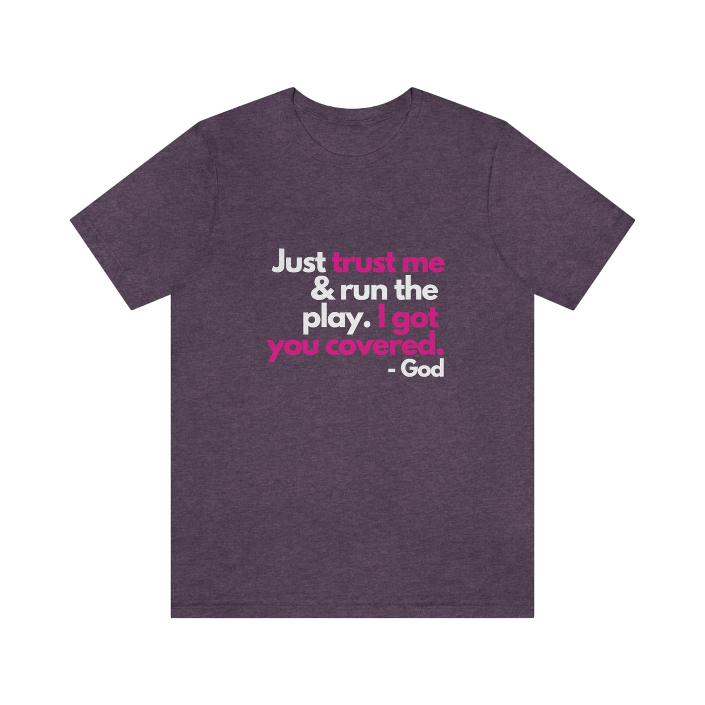 Trust God Tee | Pink