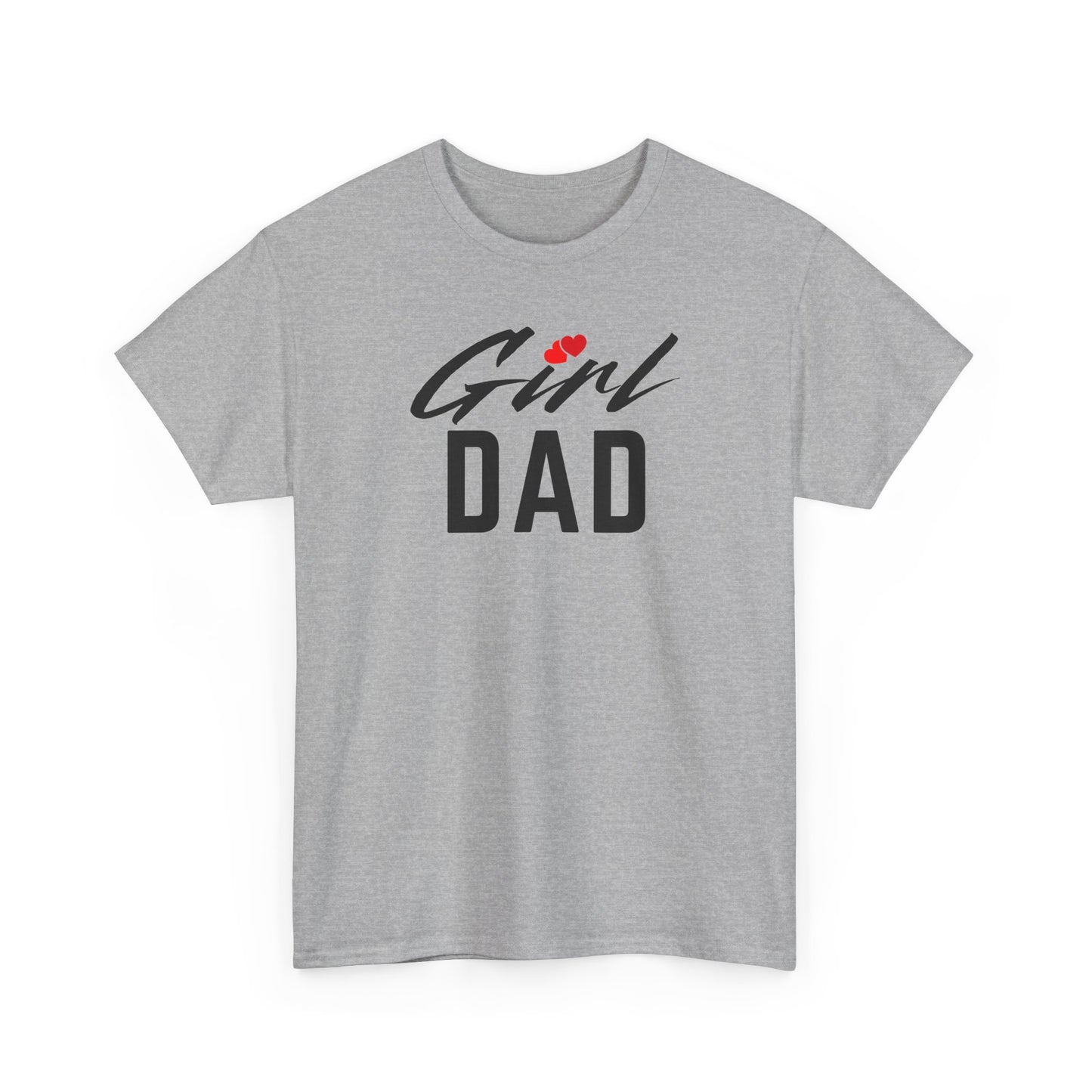 By His Will Brand | Girl Dad 2-Hearts T-shirt