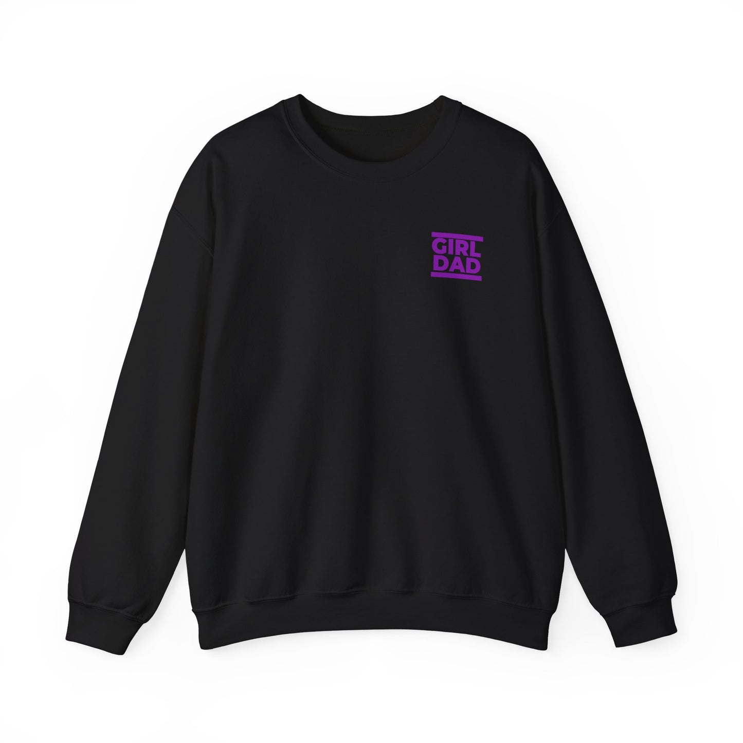 By His Will Brand | Girl Dad Purple Logo Sweatshirt