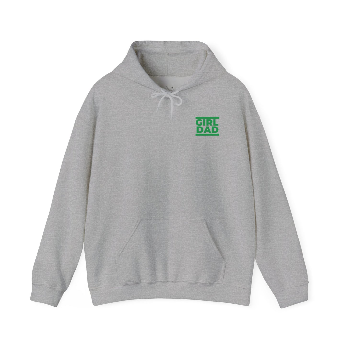 By His Will Brand | Girl Dad Green Logo Hoody