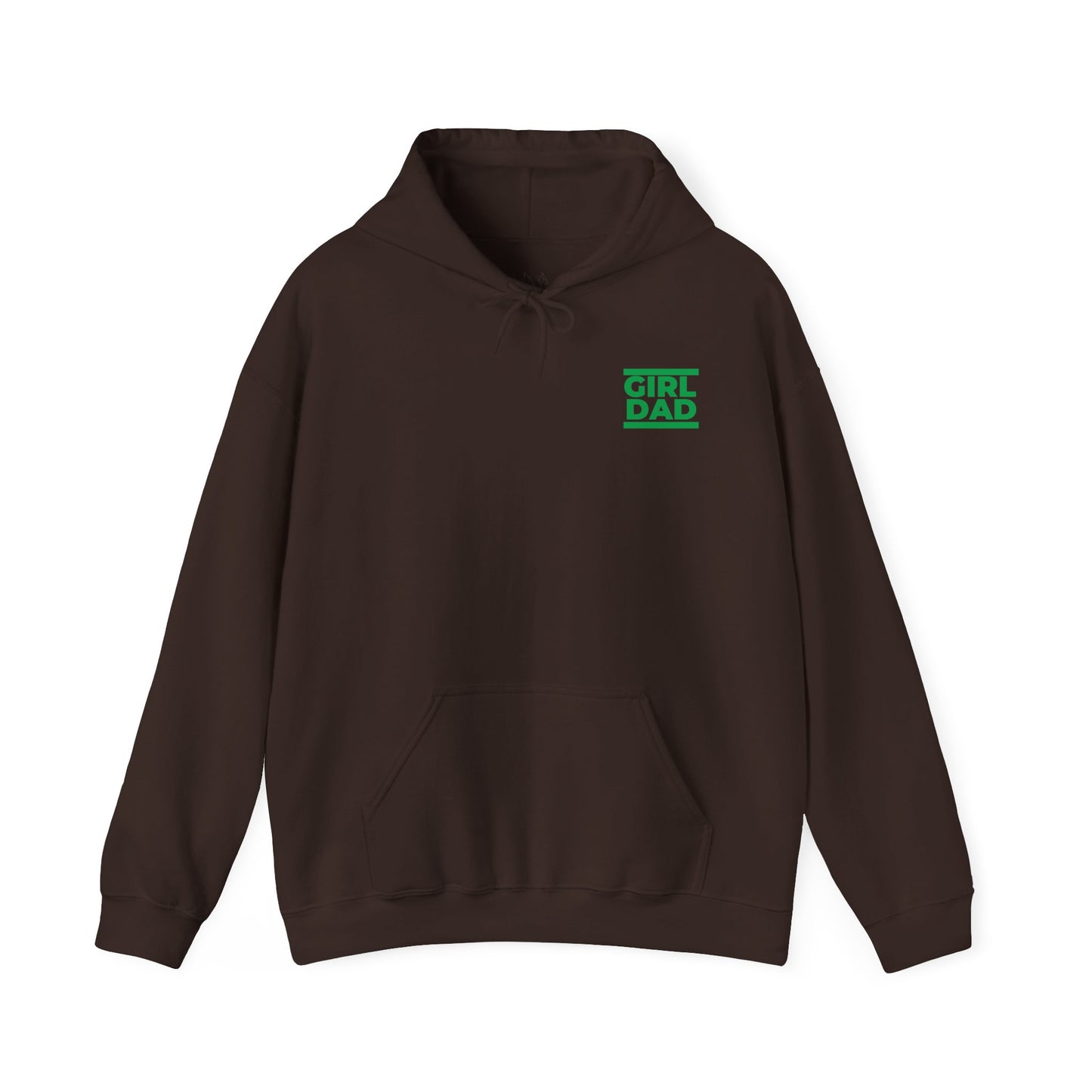 By His Will Brand | Girl Dad Green Logo Hoody