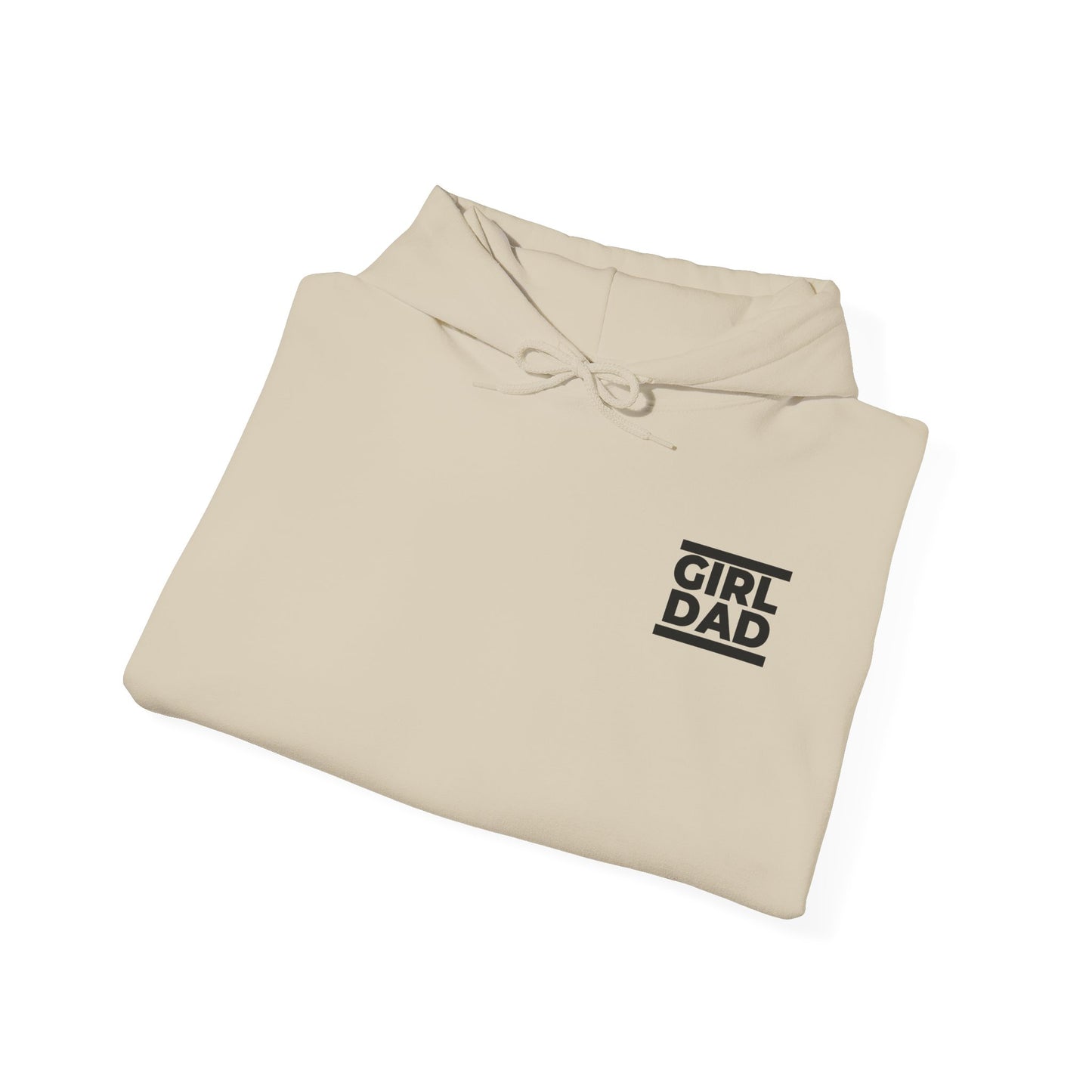 By His Will Brand | Girl Dad Black x White Logo Hoody