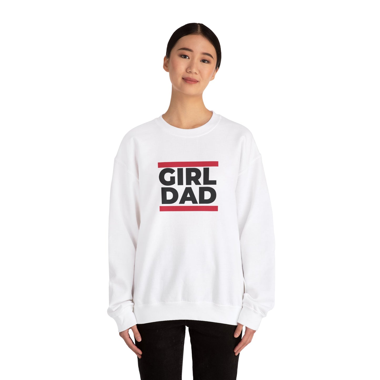 By His Will Brand | Girl Dad Crewneck Sweatshirt