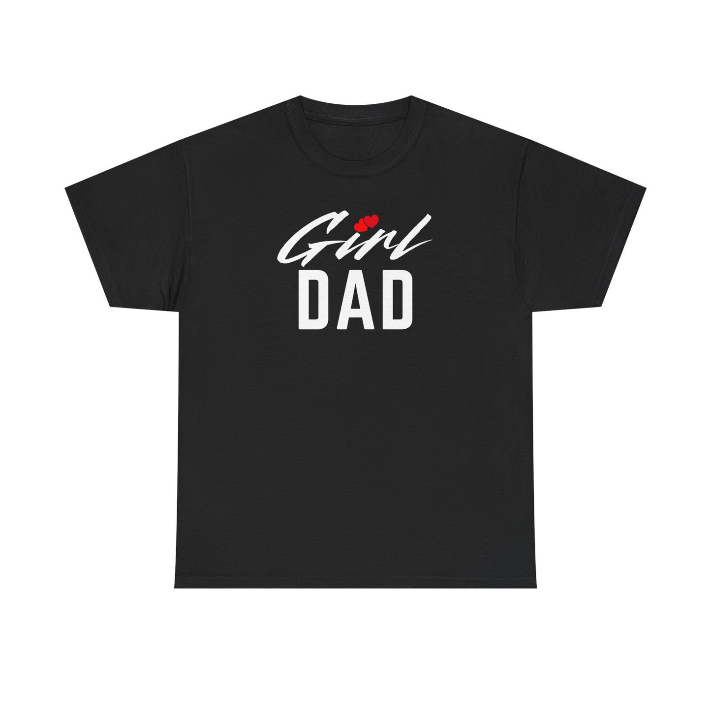 By His Will Brand | Girl Dad 2-Hearts T-shirt