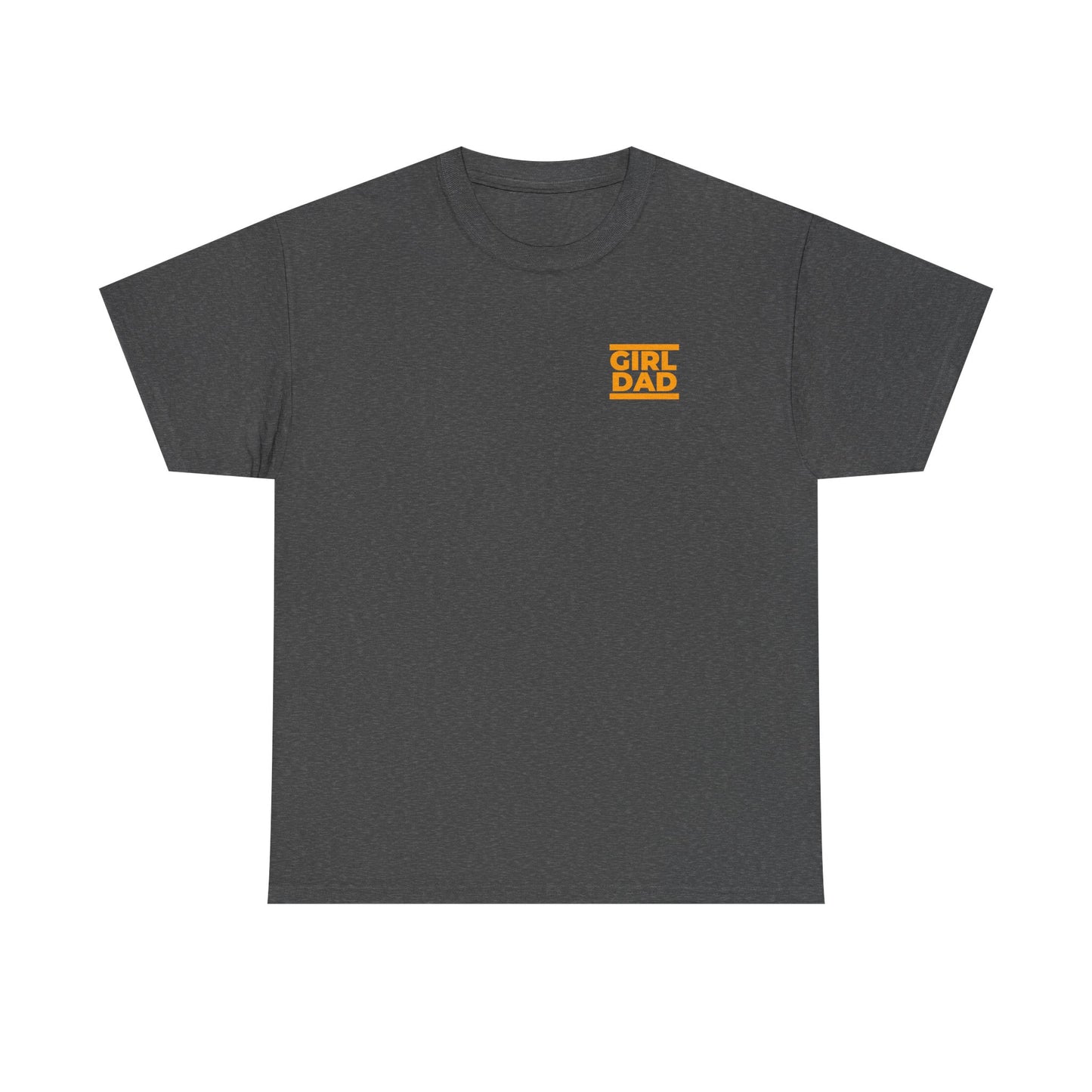 By His Will Brand | Girl Dad Orange Logo T-shirt