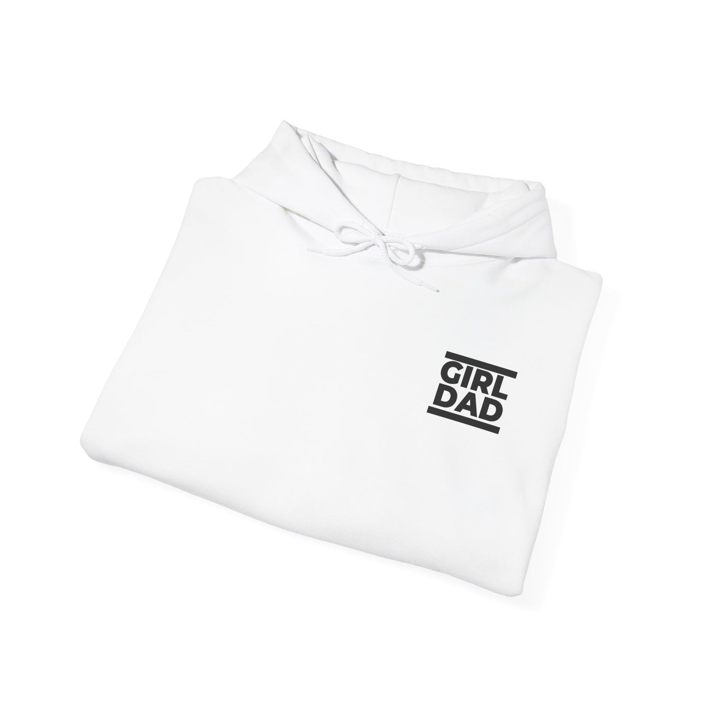 By His Will Brand | Girl Dad Black x White Logo Hoody