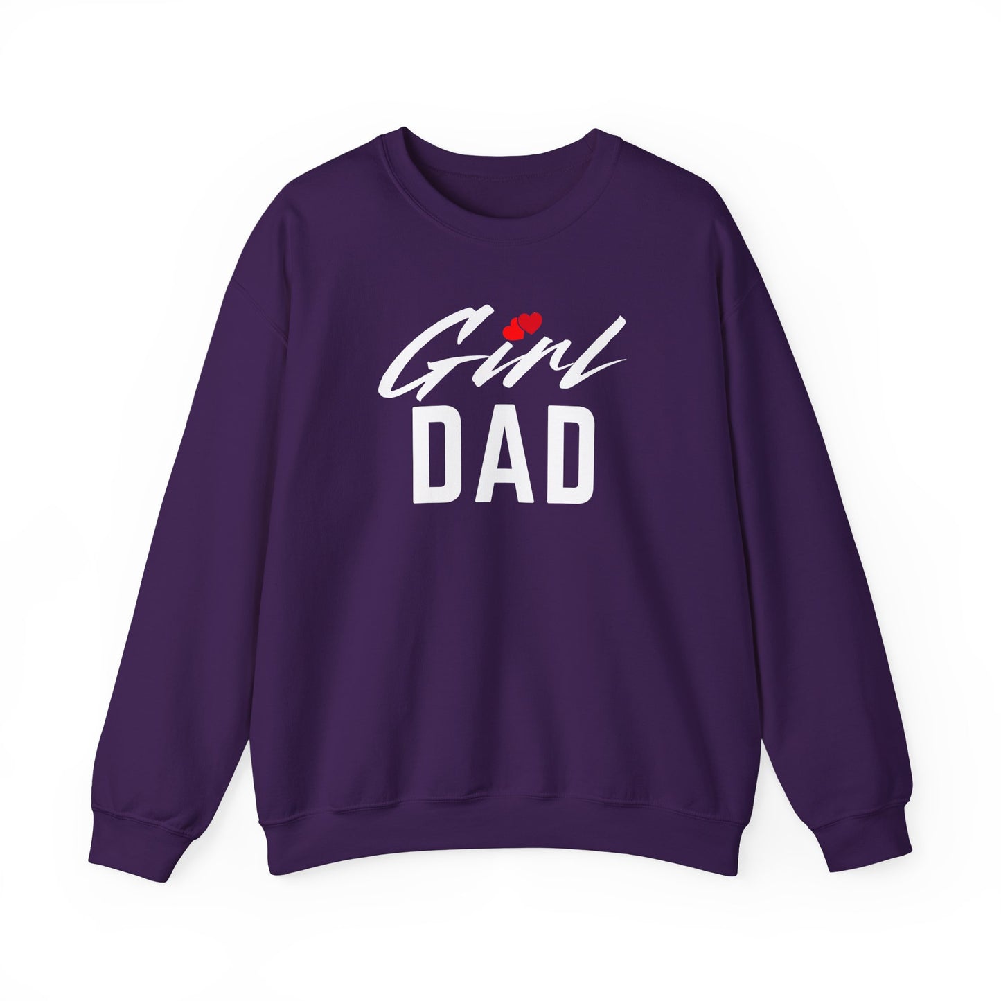 By His Will Brand | Girl Dad 2-Hearts Sweatshirt