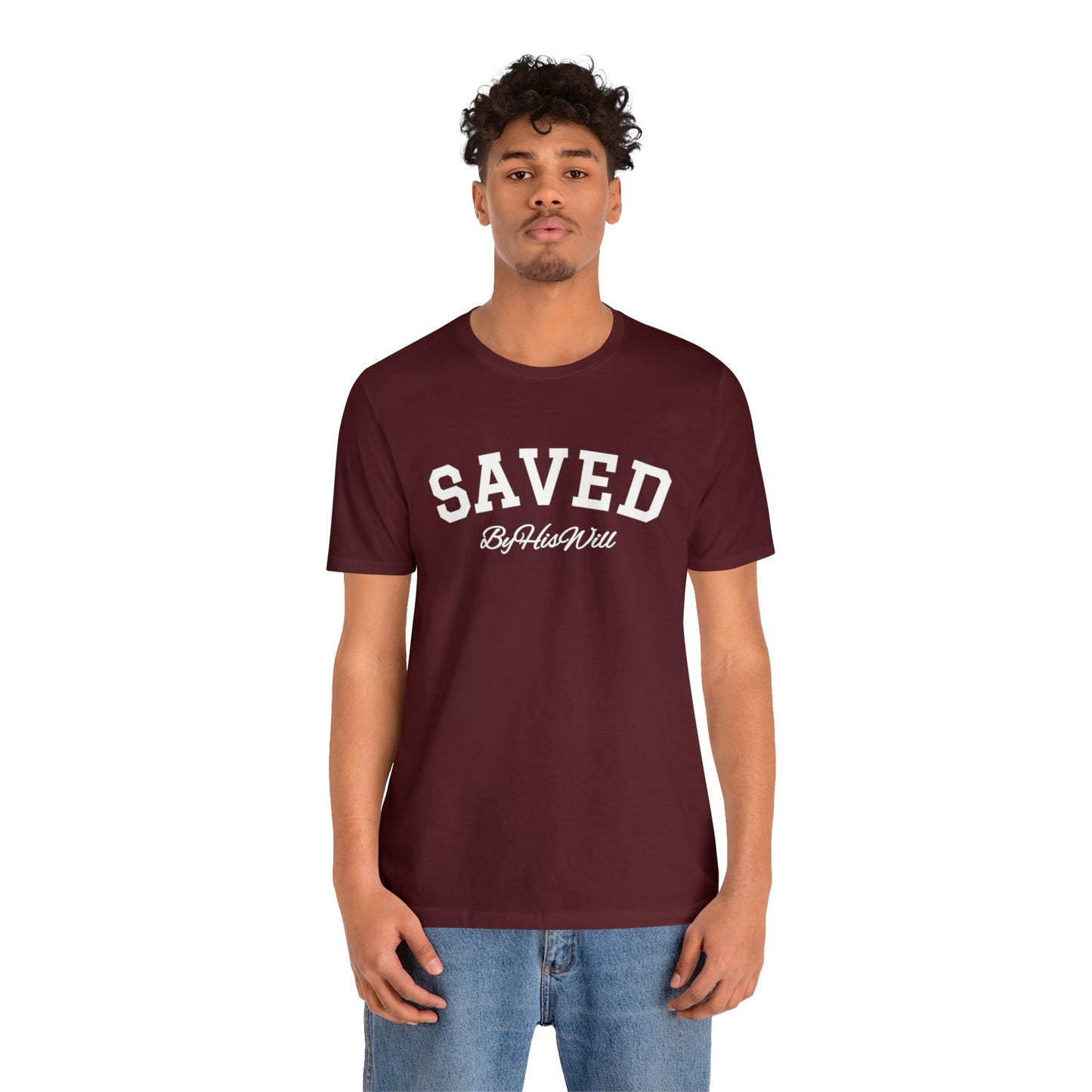 By His Will Brand | Child of God Collection | Saved T-shirt