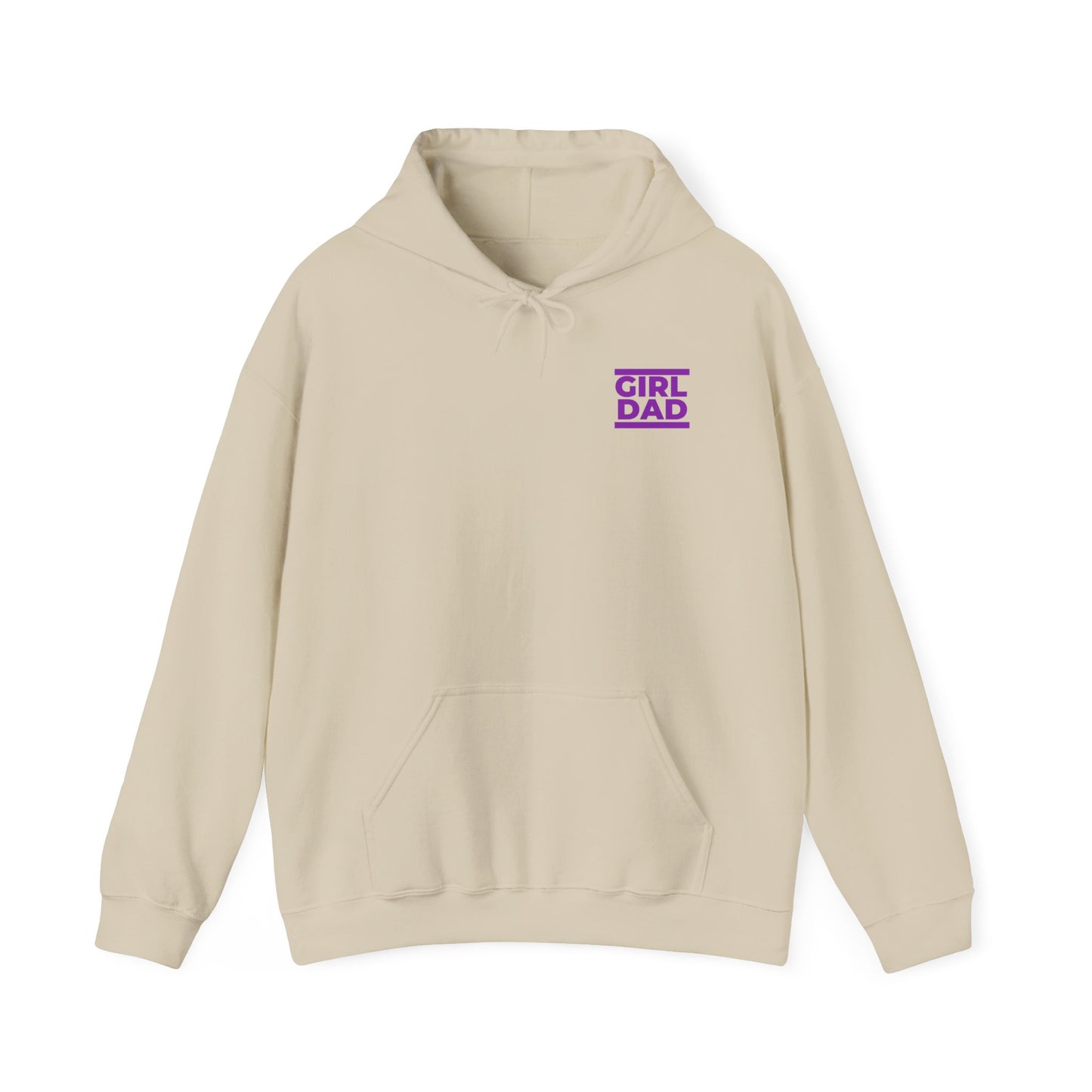 By His Will Brand | Girl Dad Purple Logo Hoodie
