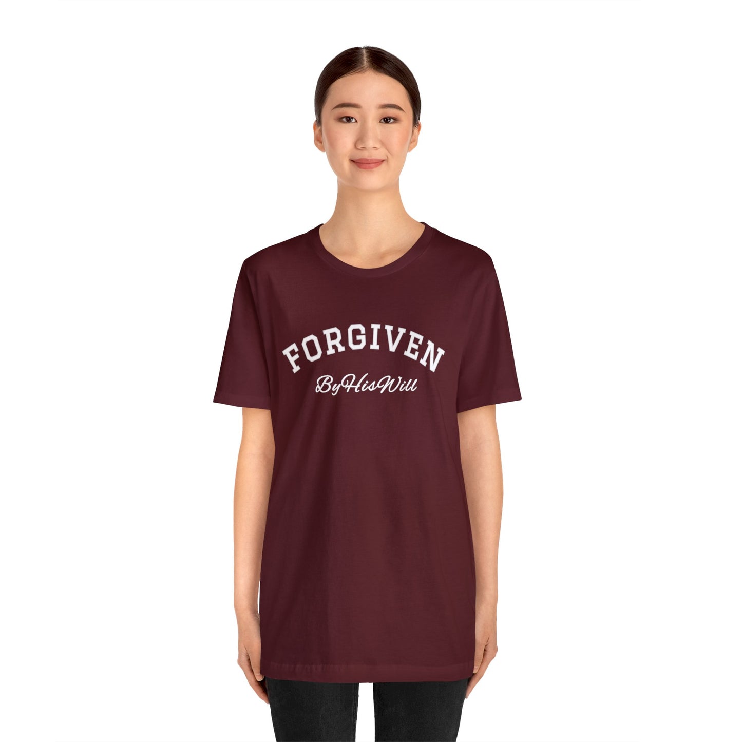 By His Will Brand | Child of God Collection | Forgiven t-shirt