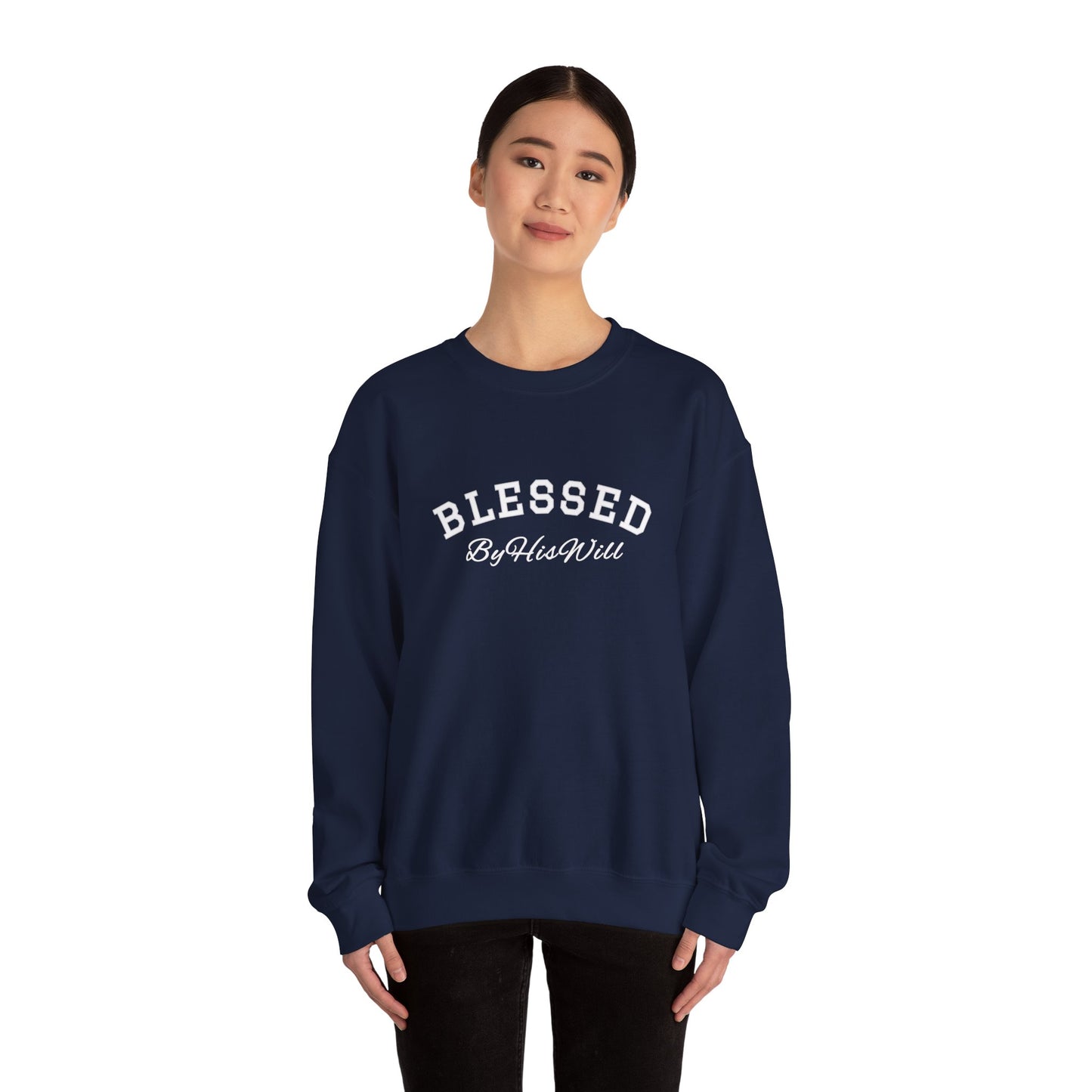 By His Will Brand | Child of God Collection | Blessed Crewneck