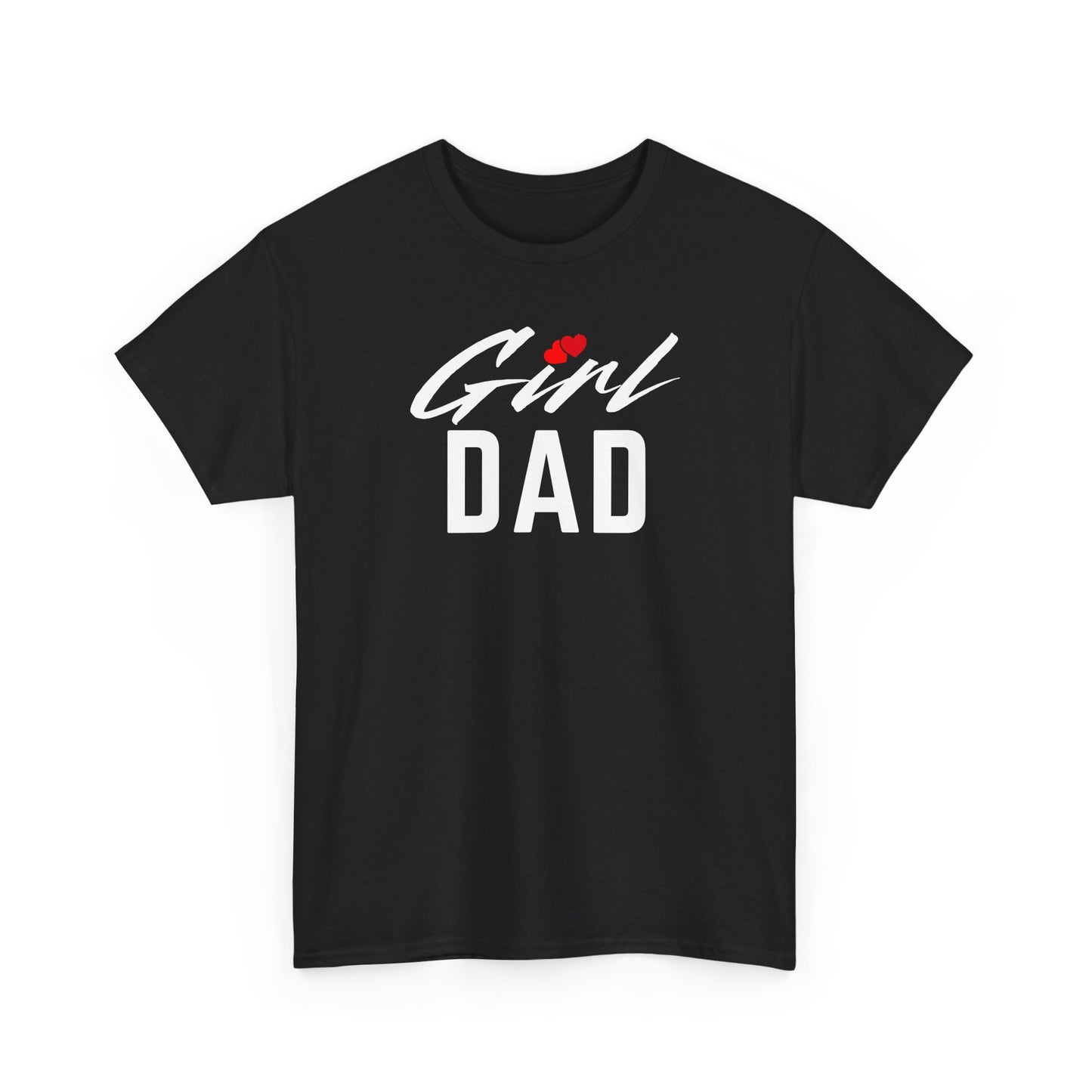 By His Will Brand | Girl Dad 2-Hearts T-shirt